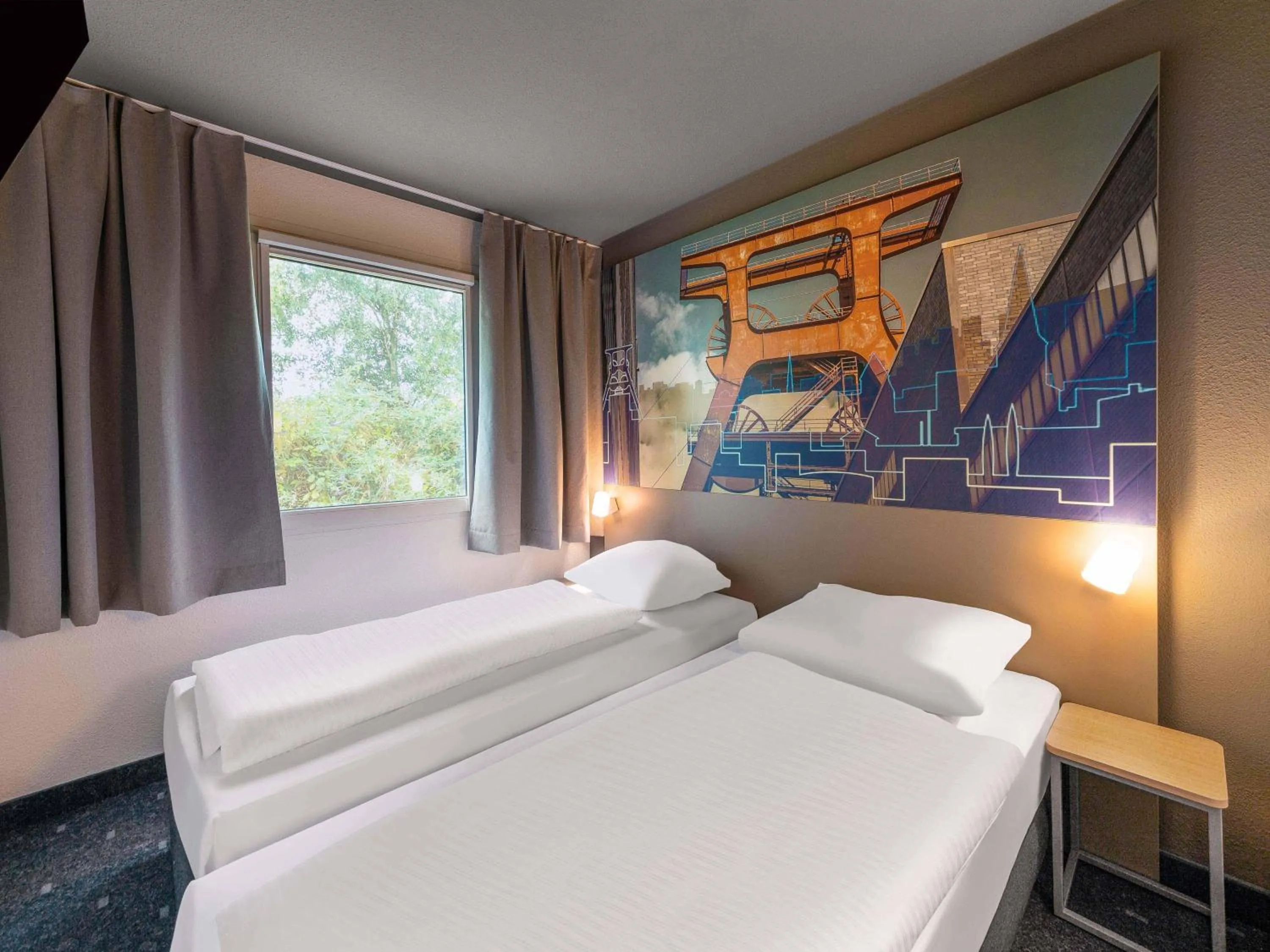 Photo of the whole room, Bed in B&B HOTEL Würzburg-Ost