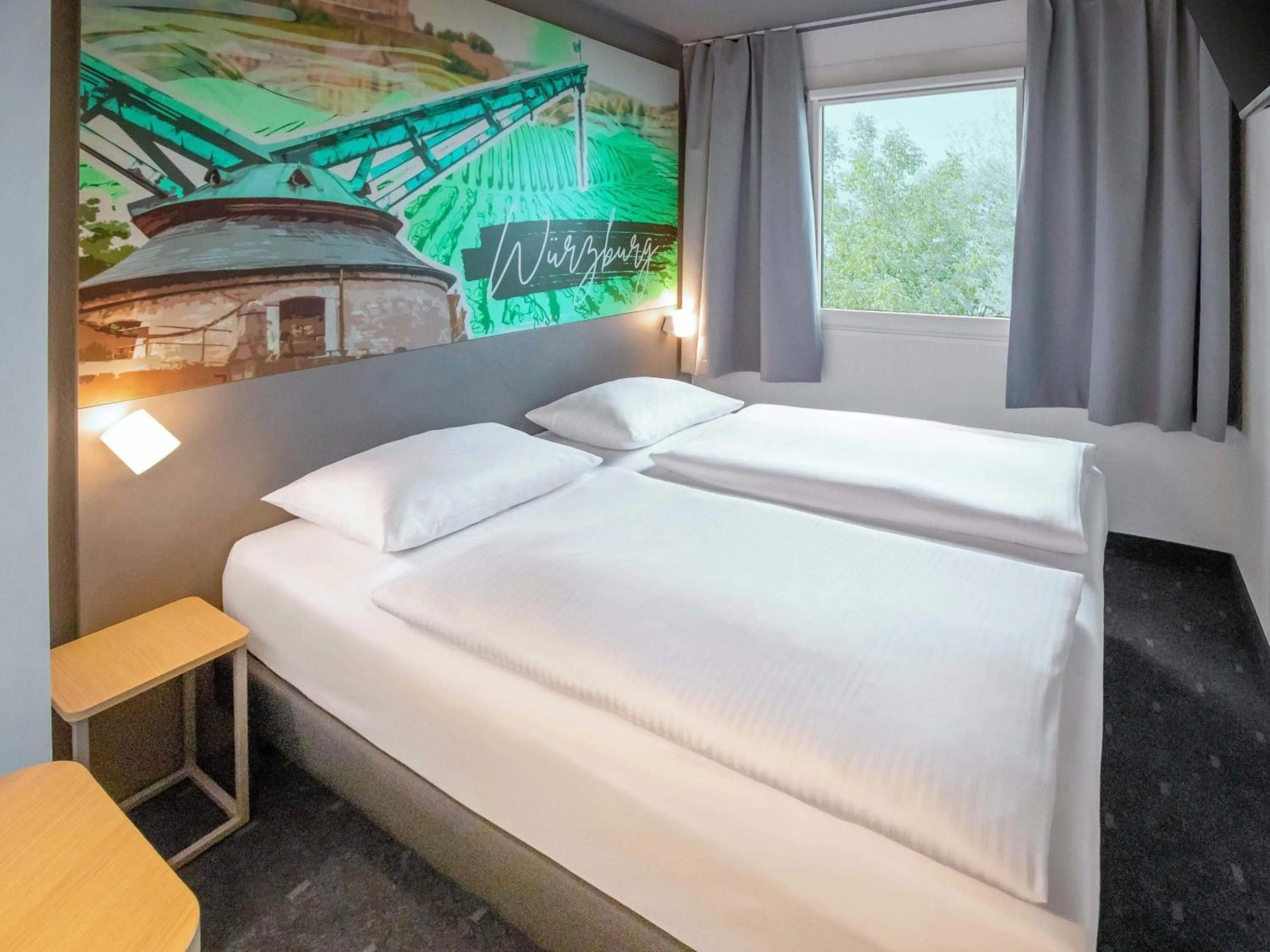 Photo of the whole room, Bed in B&B HOTEL Würzburg-Ost