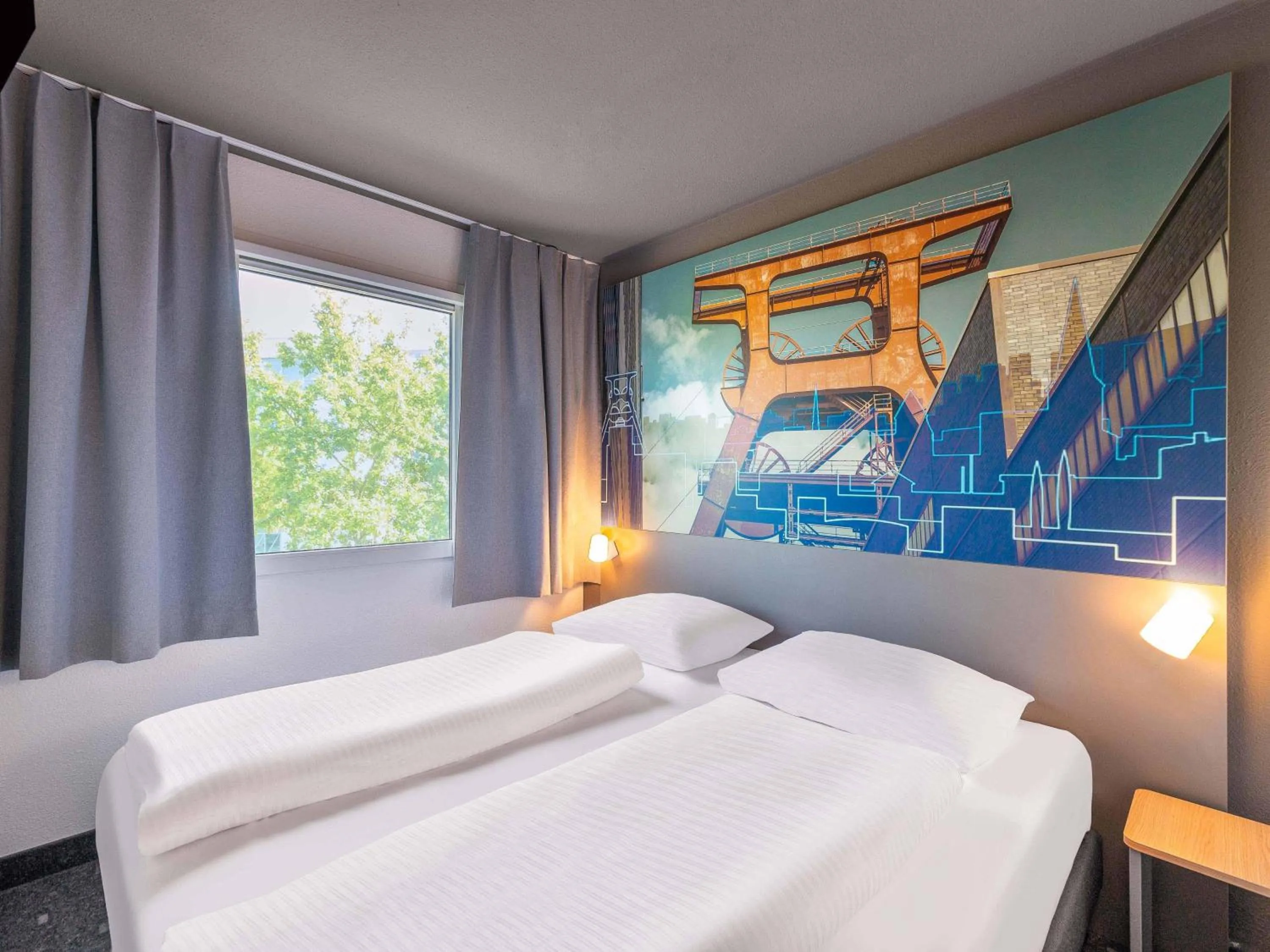 Photo of the whole room, Bed in B&B HOTEL Würzburg-Ost