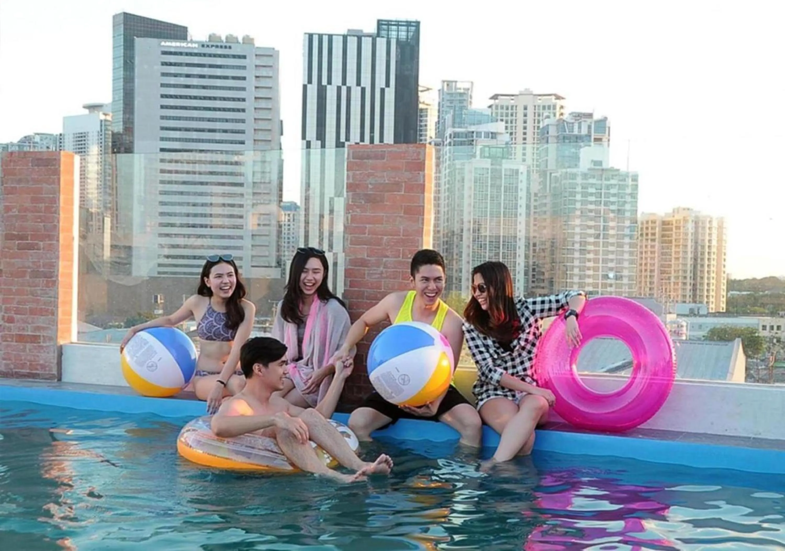 Swimming pool in OYO 563 Mytown New York