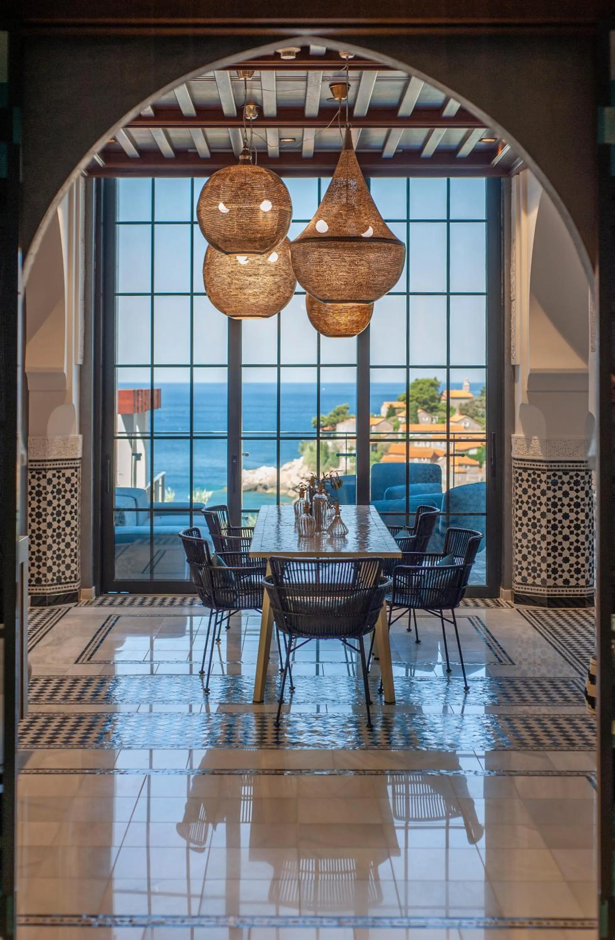 Dining area in Villa Geba Boutique Hotel