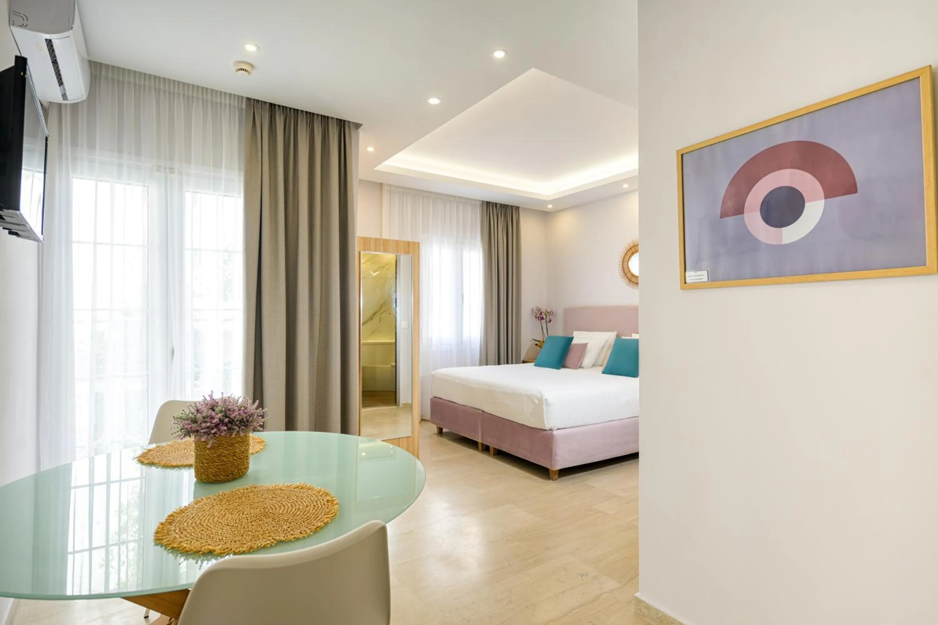 Photo of the whole room, Bed in KORINA APART HOTEL KAVOS