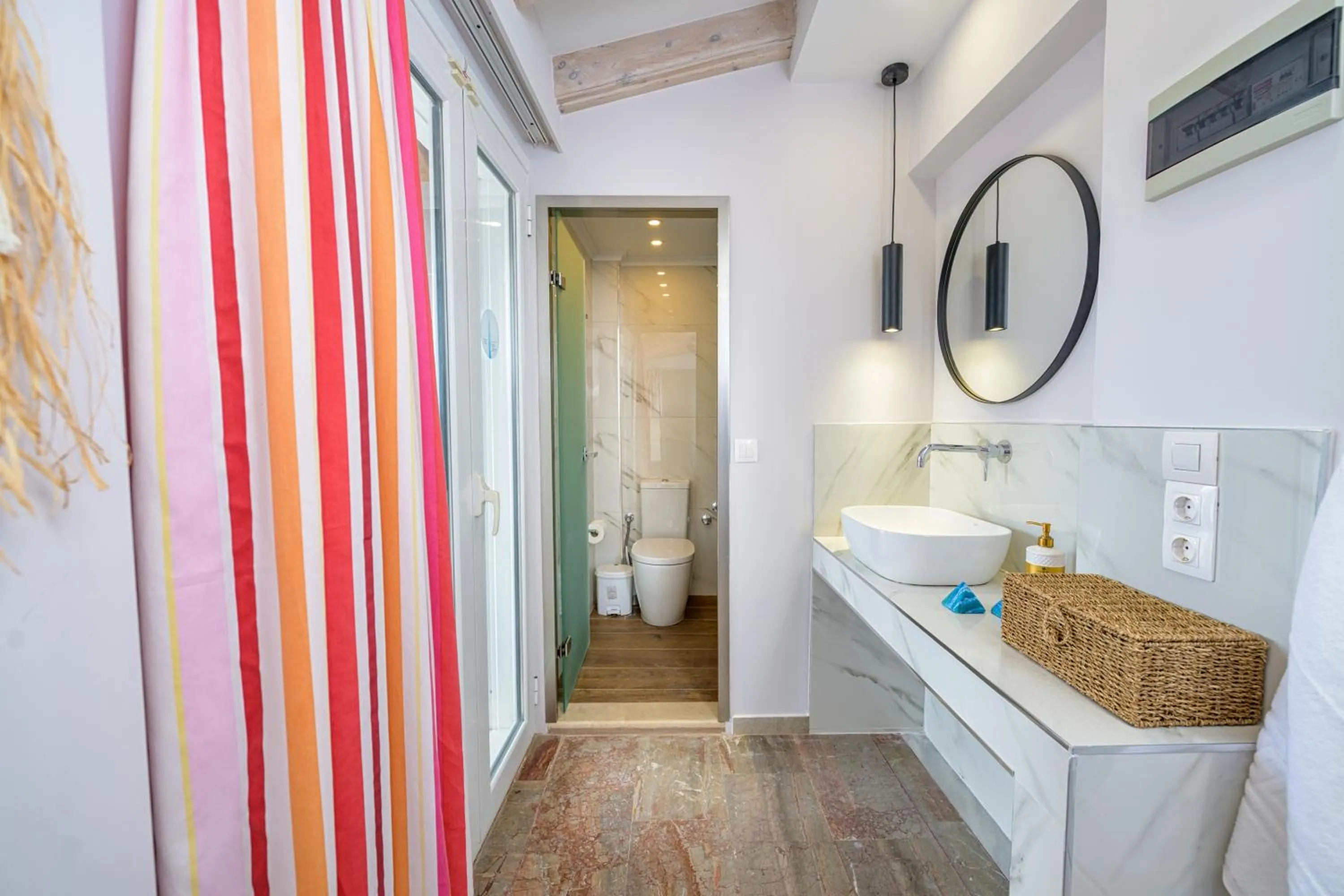 Bathroom in KORINA APART HOTEL KAVOS