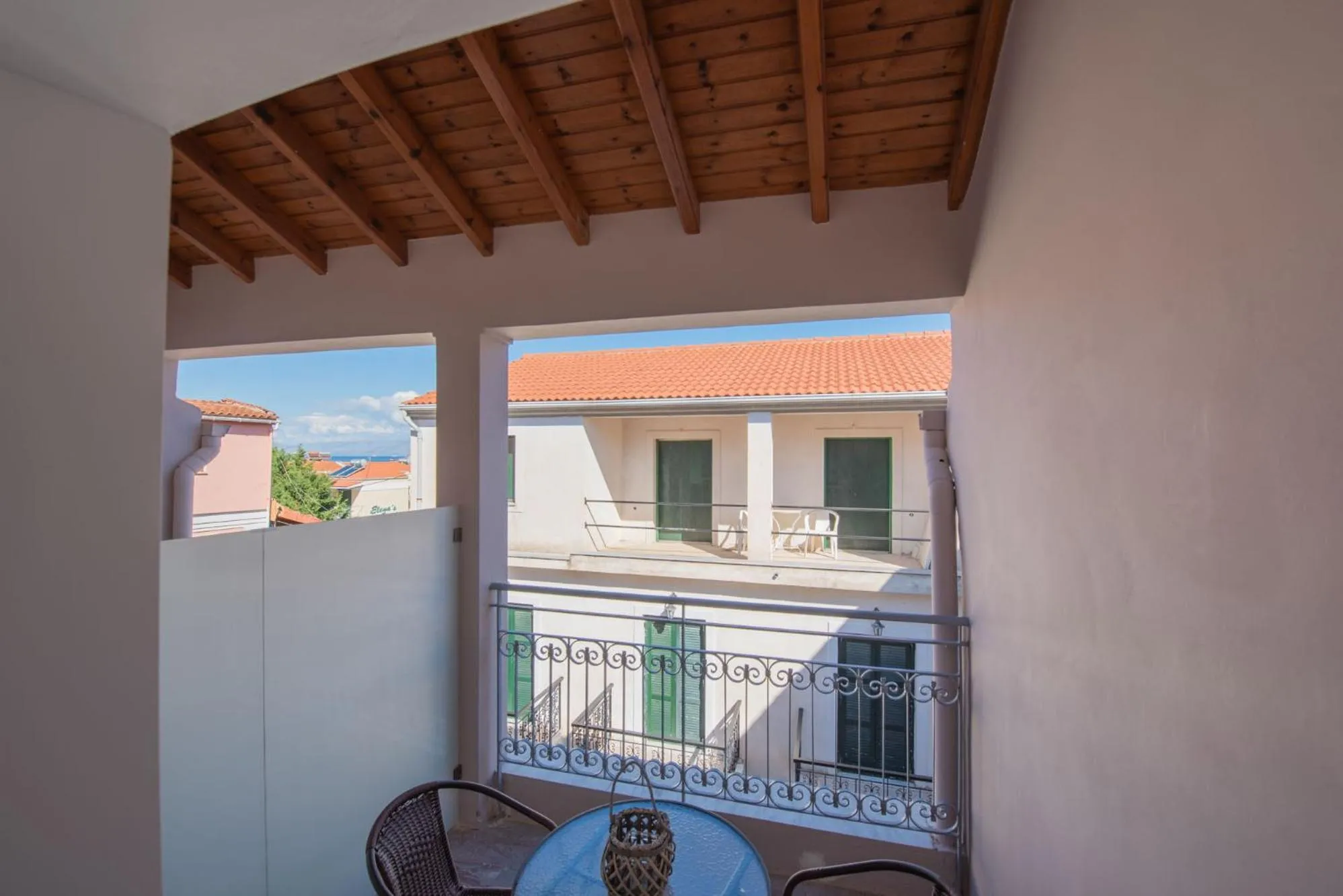 Balcony/Terrace in KORINA APART HOTEL KAVOS