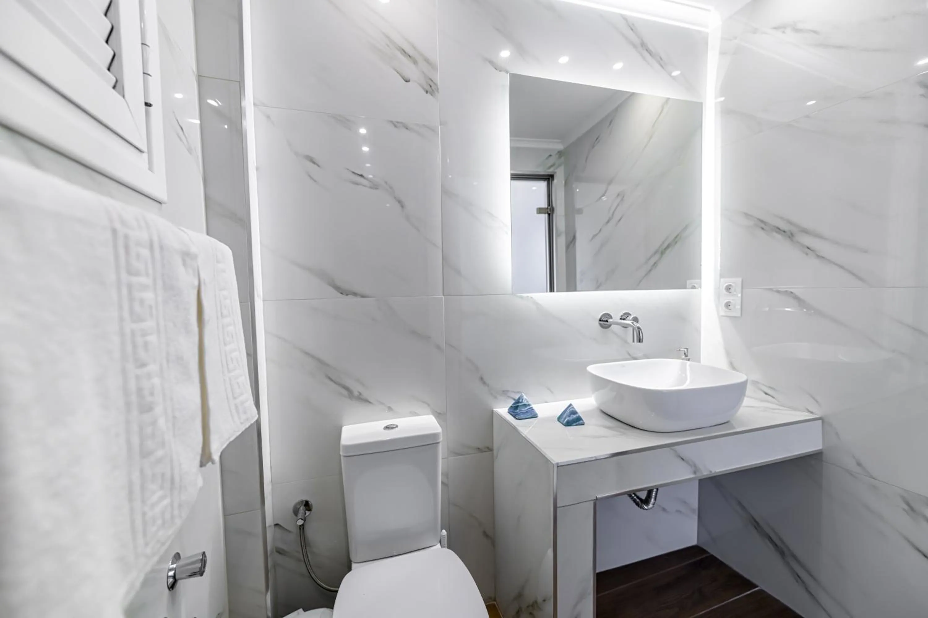 Bathroom in KORINA APART HOTEL KAVOS