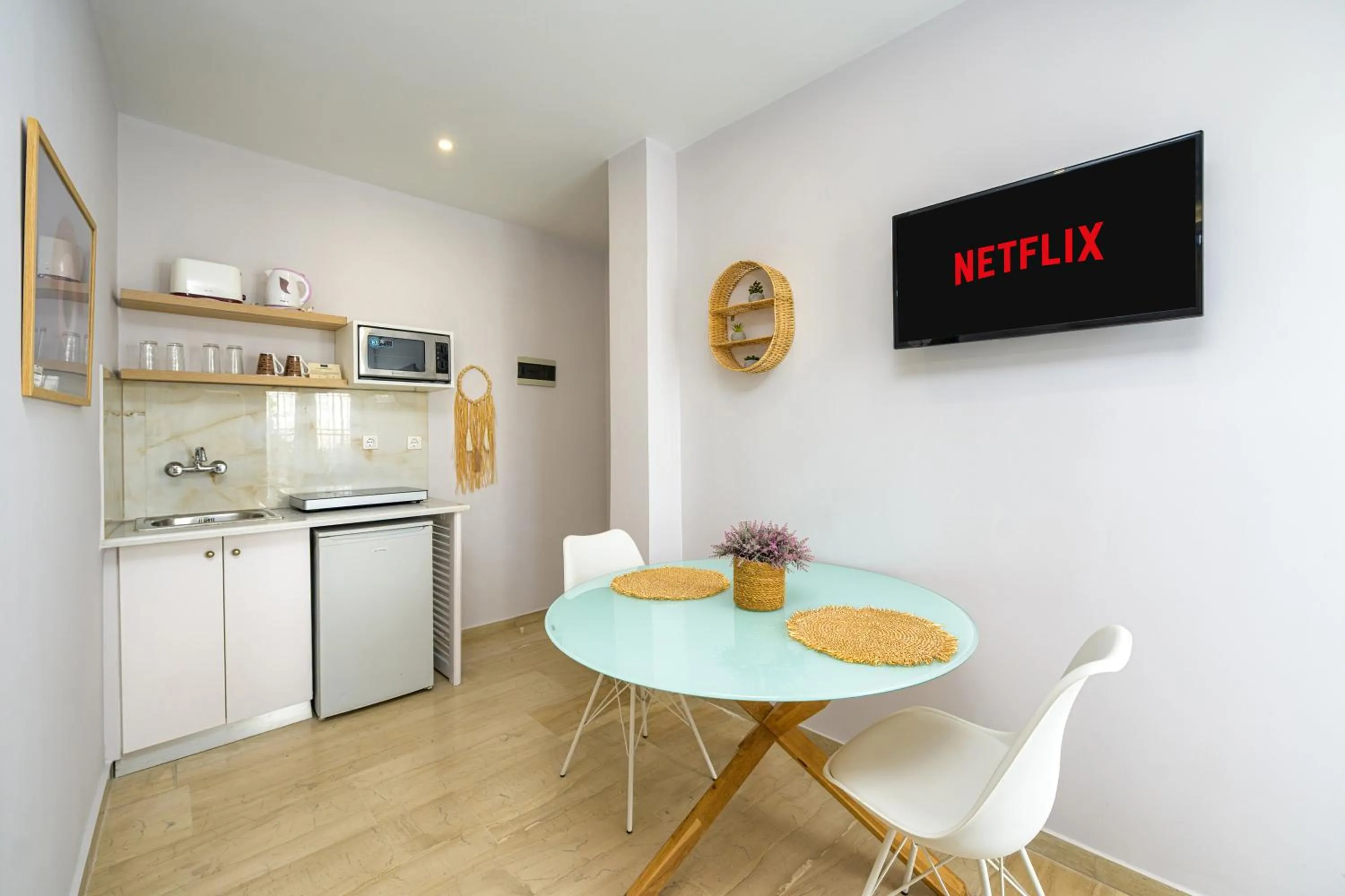 kitchen in KORINA APART HOTEL KAVOS