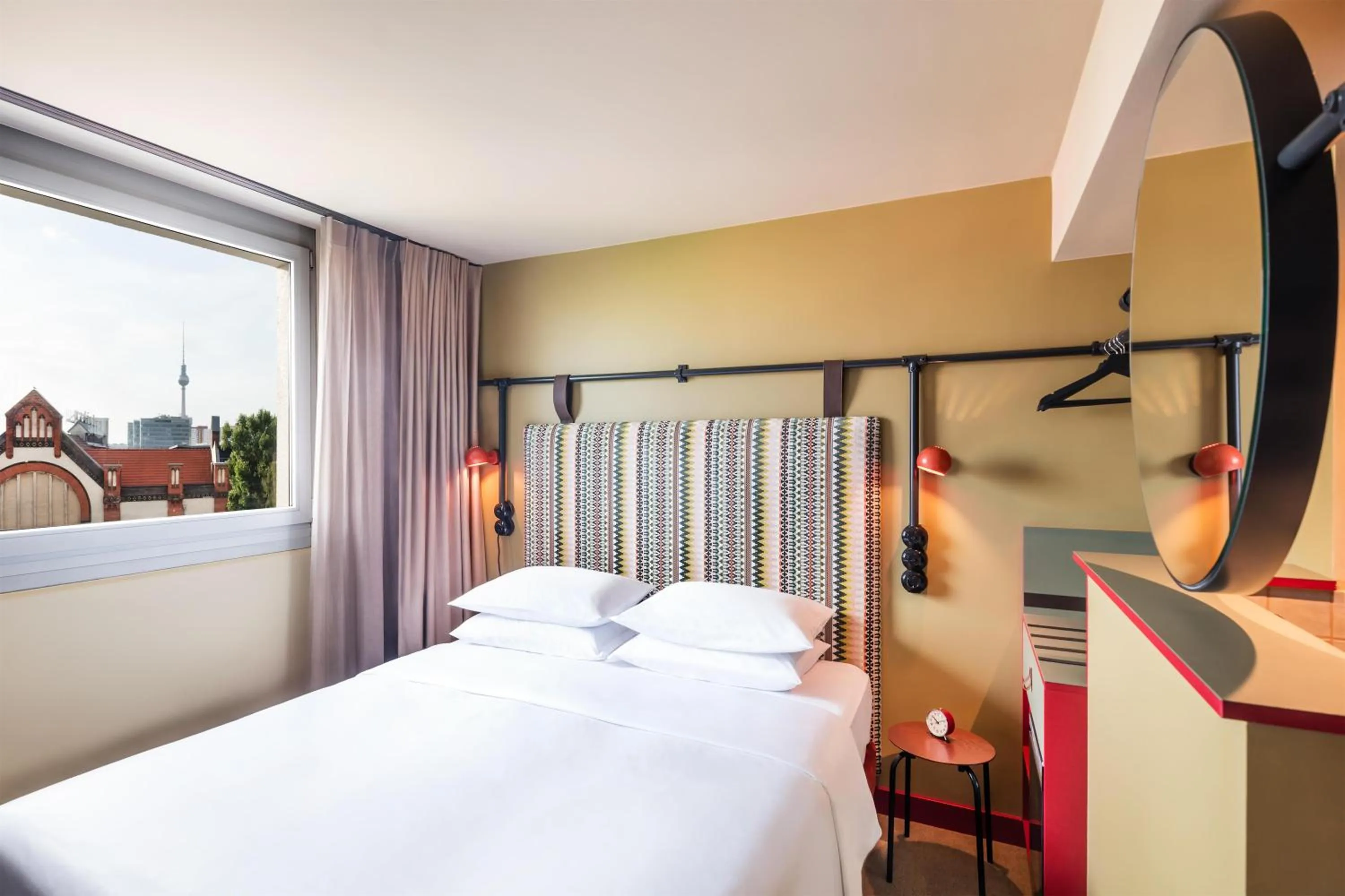 Bedroom, Bed in Me and All Hotel Berlin East Side, by Hyatt