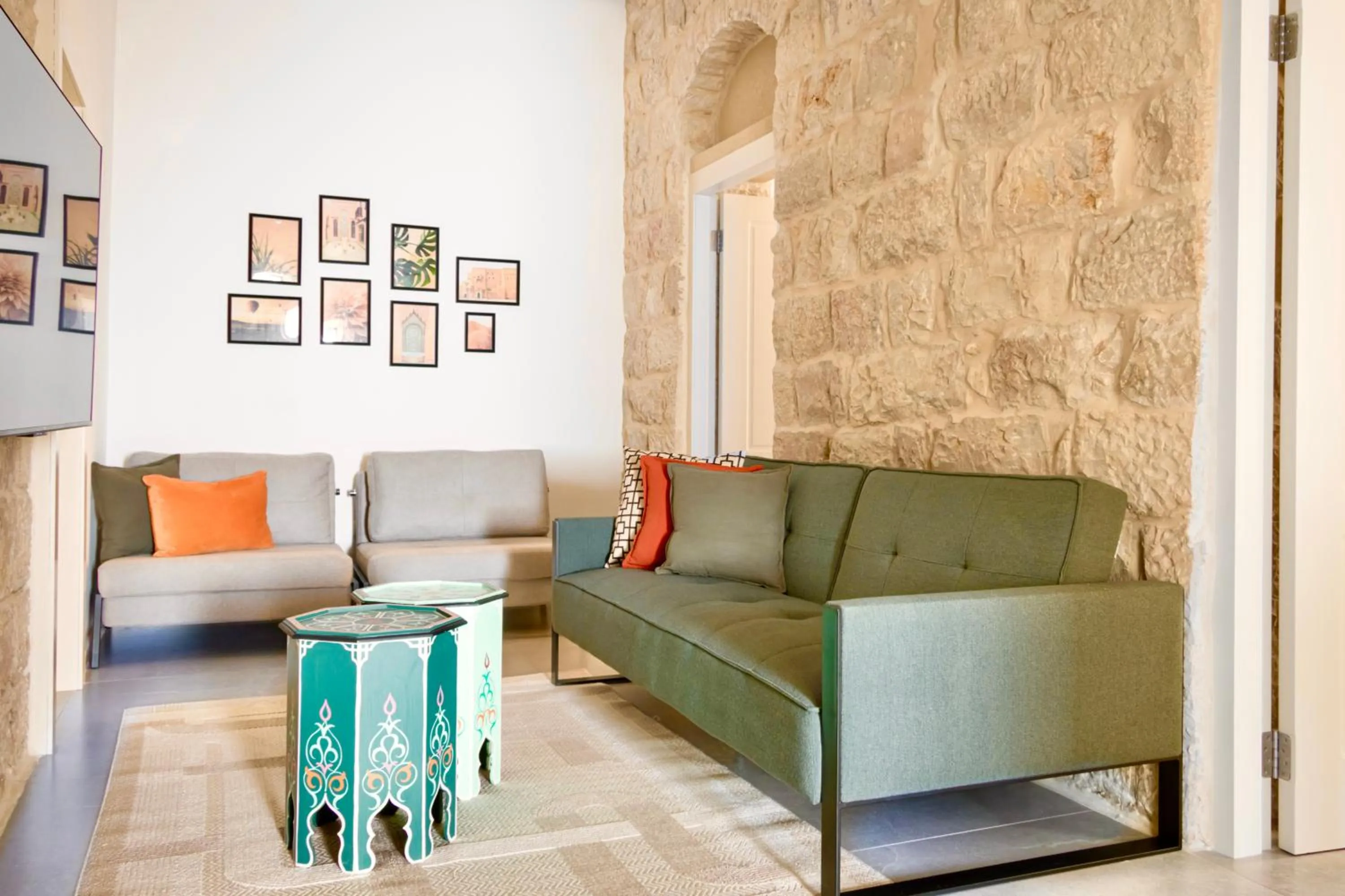Living room in Mamilla View- Suites & Apt Hotel