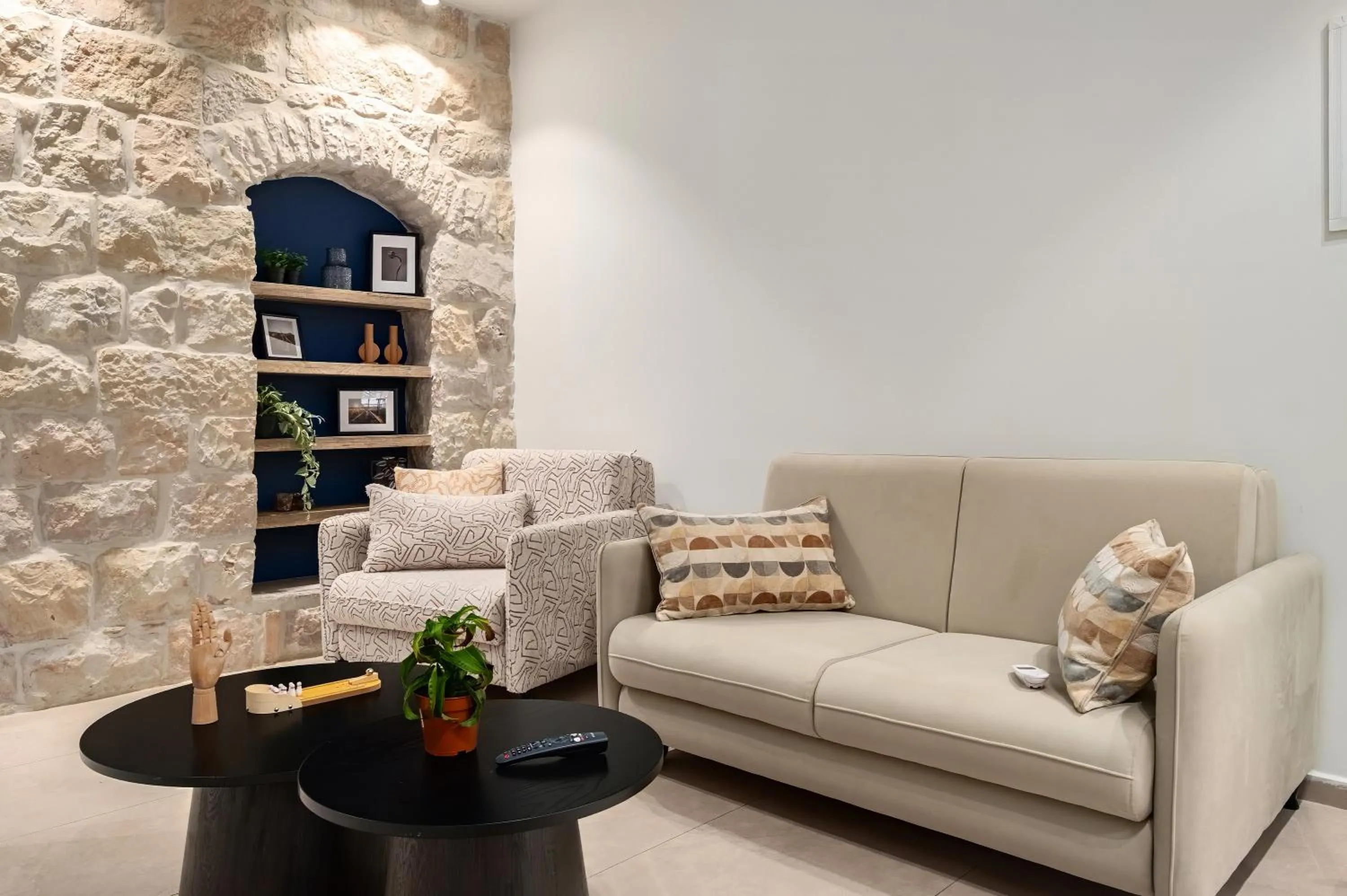 Living room in Mamilla View- Suites & Apt Hotel