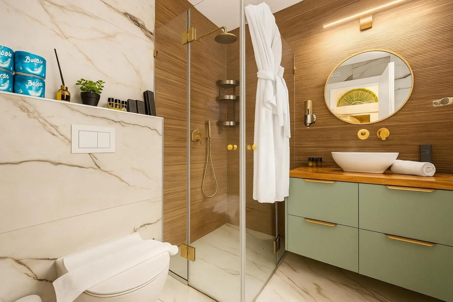 Shower in Mamilla View- Suites & Apt Hotel