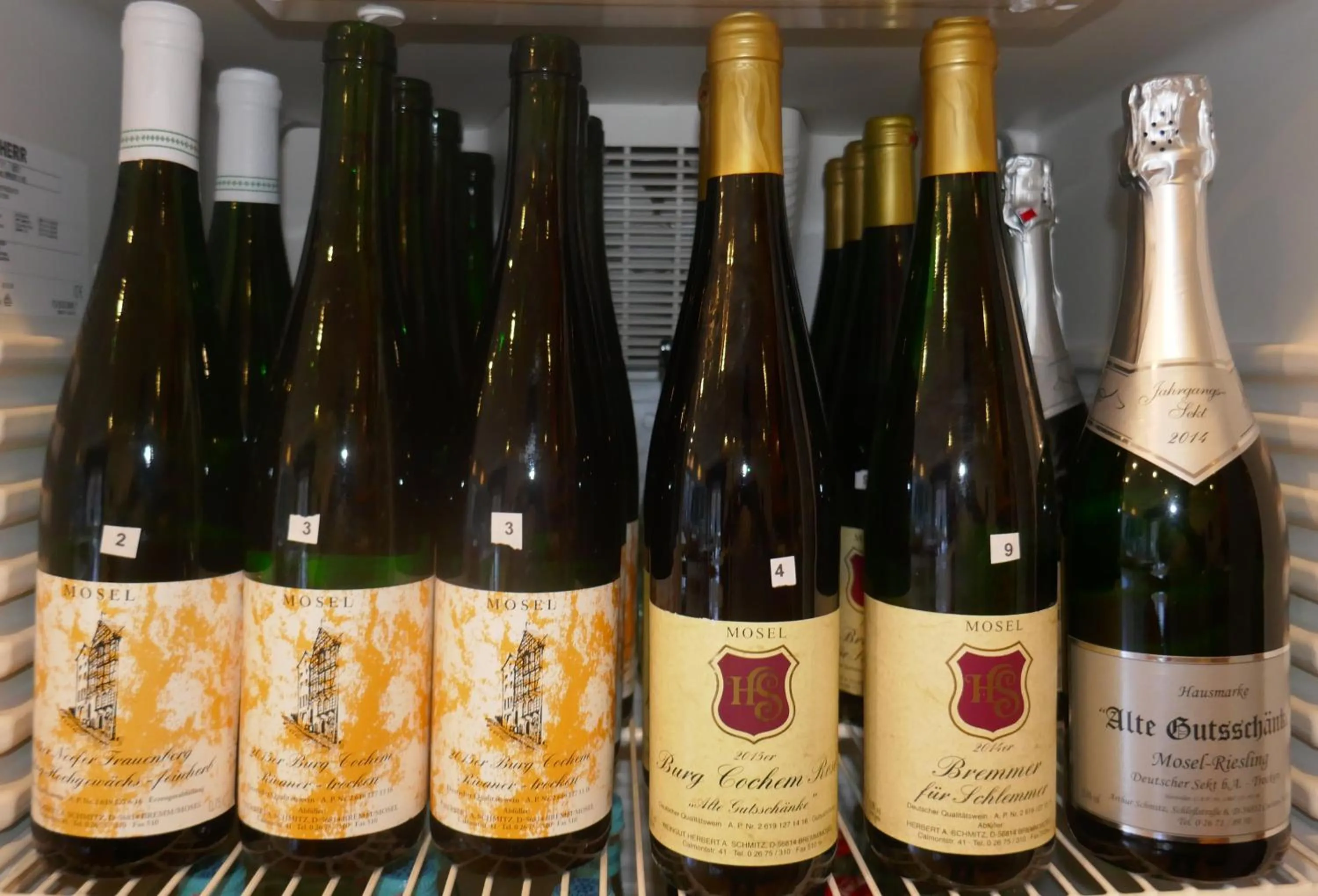 Alcoholic drinks in Hotel Villa Tummelchen