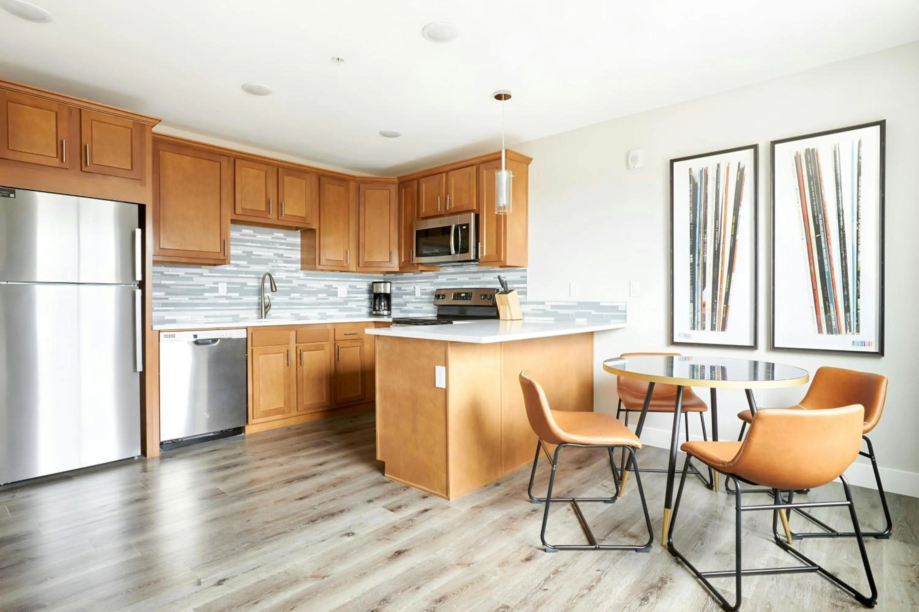 Kitchen or kitchenette in Sonder by Marriott Bonvoy Osage Apartments LoHi