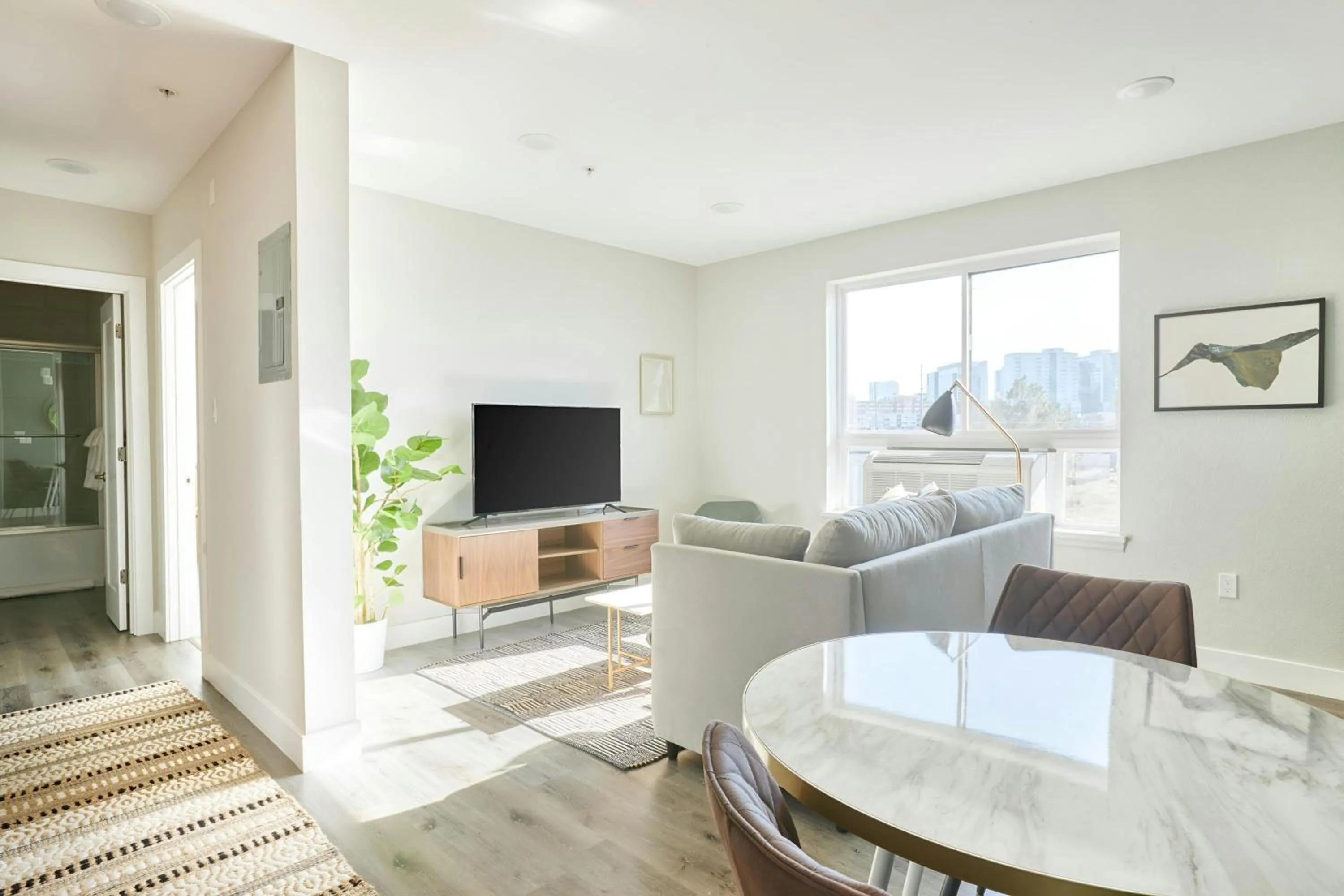 Living room in Sonder by Marriott Bonvoy Osage Apartments LoHi