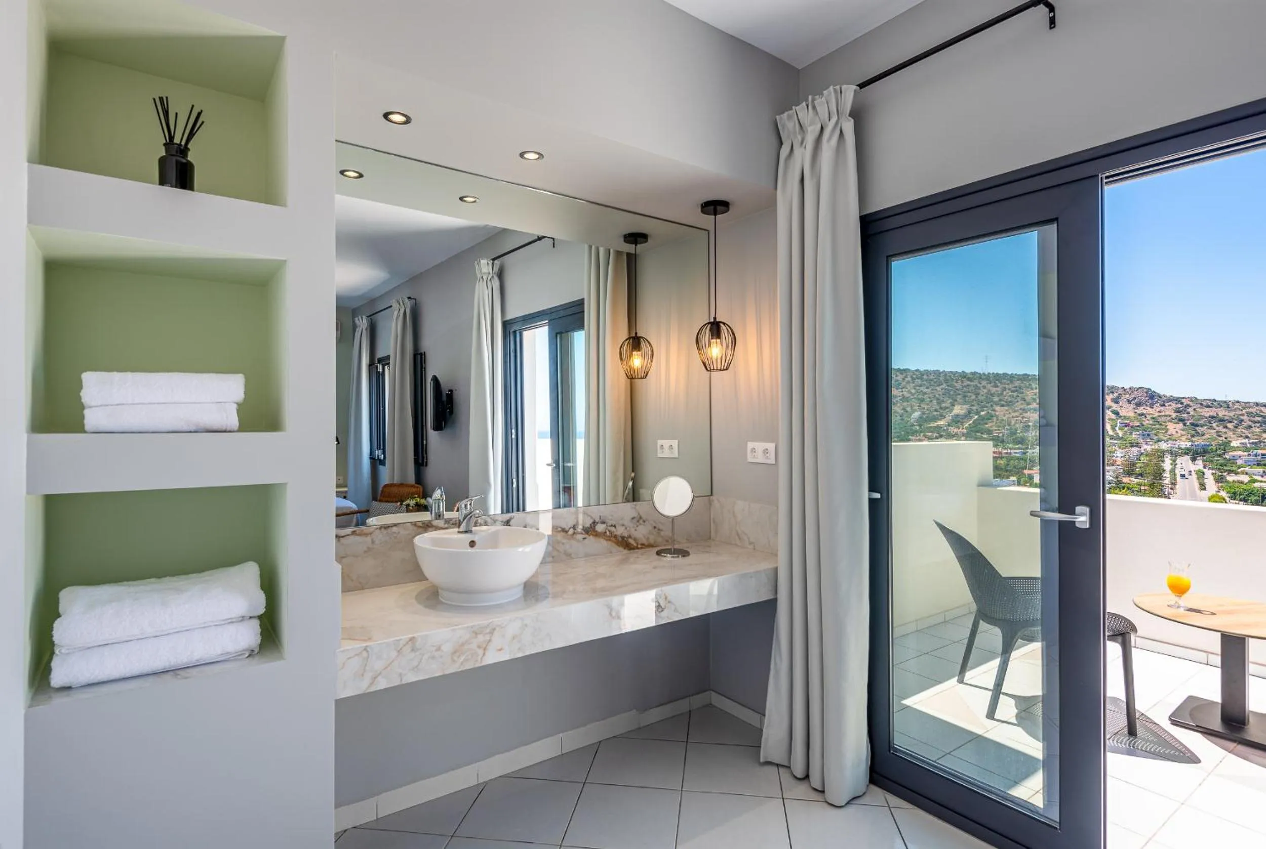 Bedroom in Minois Boutique Hotel