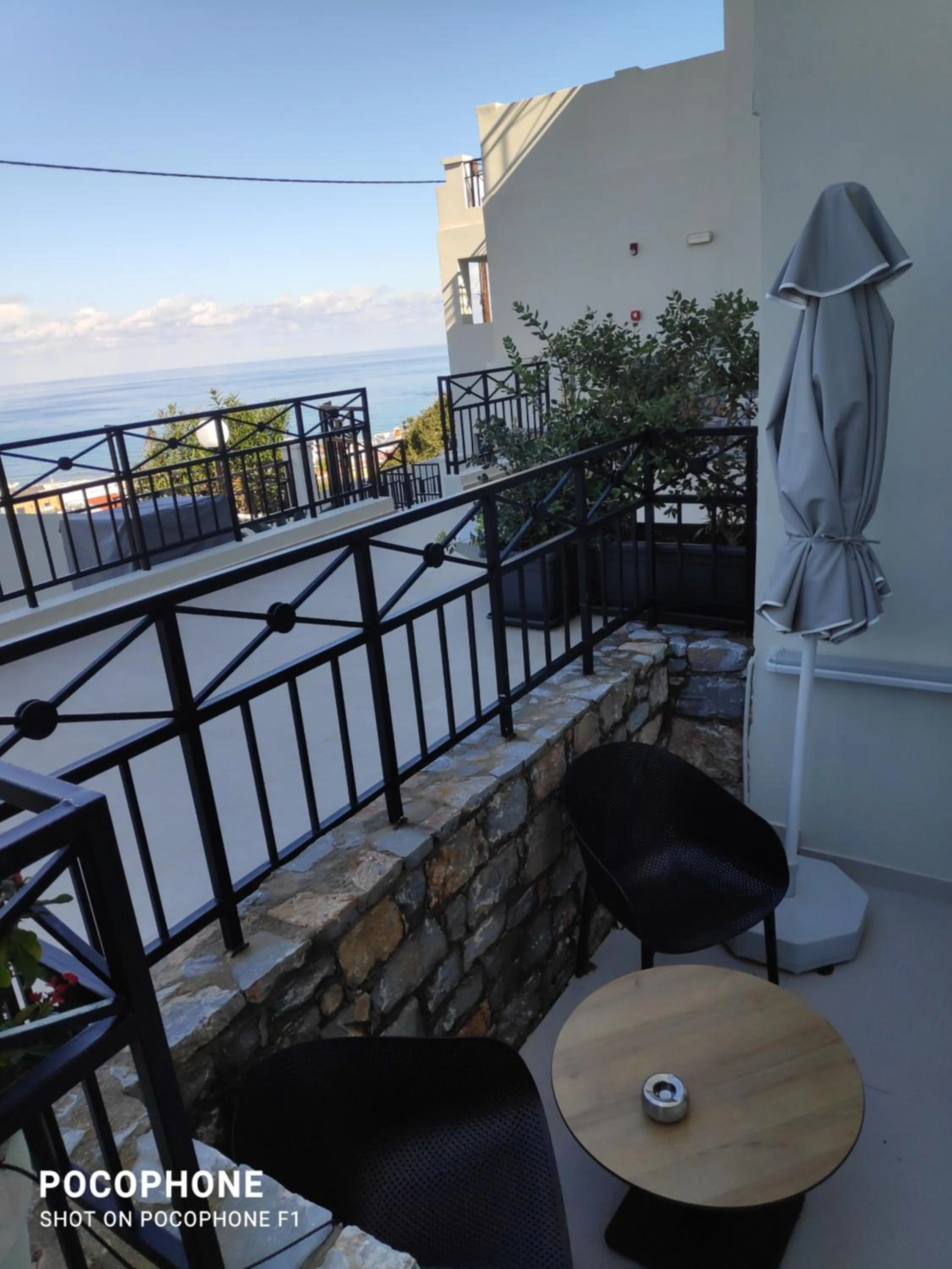 Balcony/Terrace in Minois Boutique Hotel
