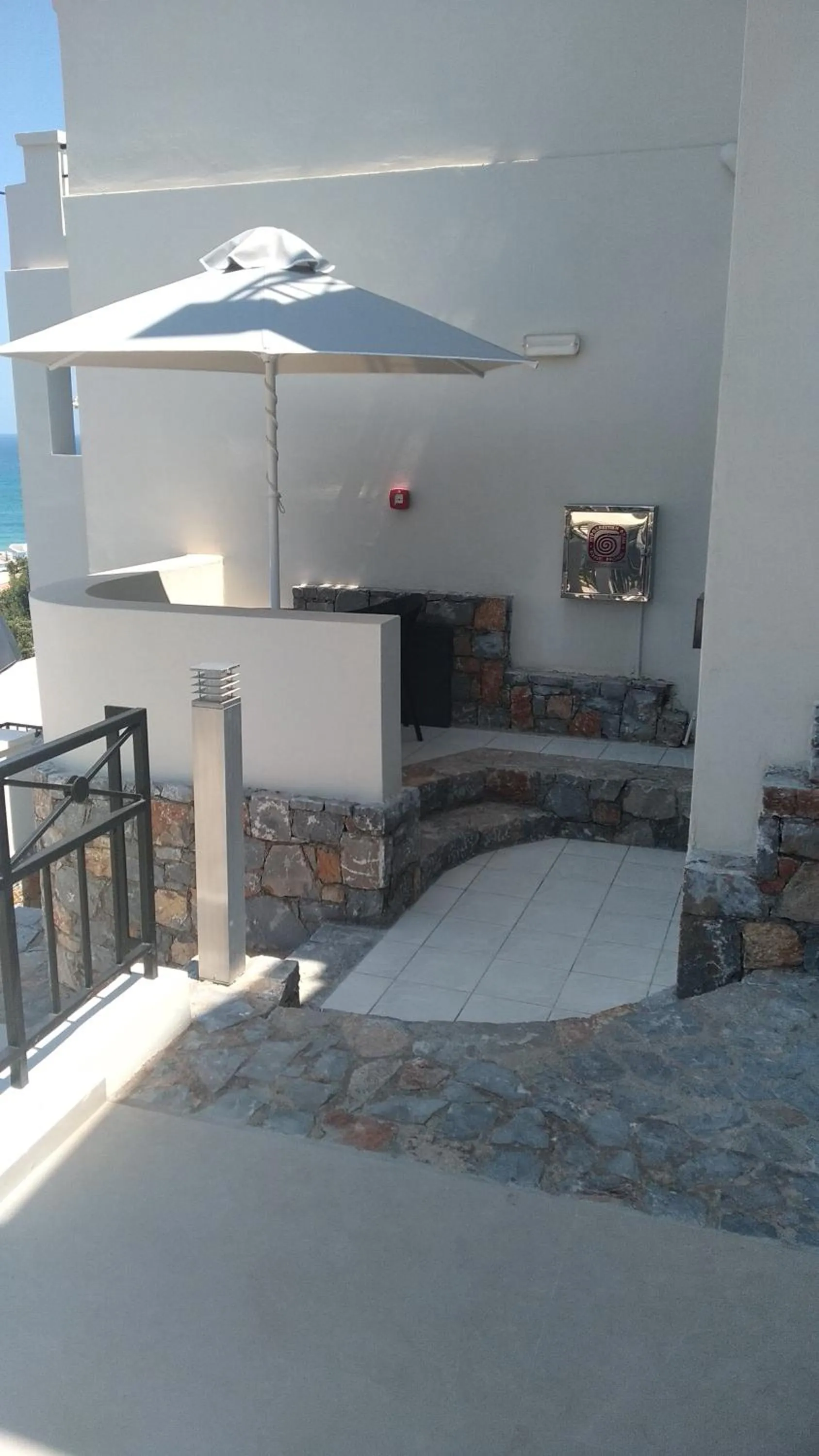 Balcony/Terrace in Minois Boutique Hotel