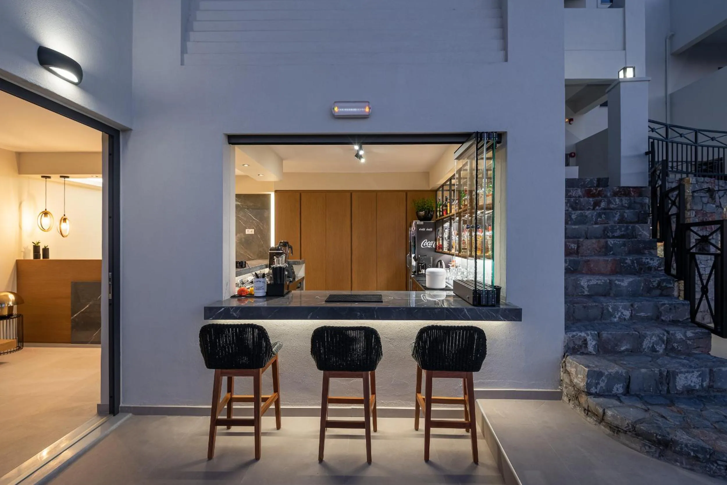 Lounge or bar in Minois Boutique Hotel