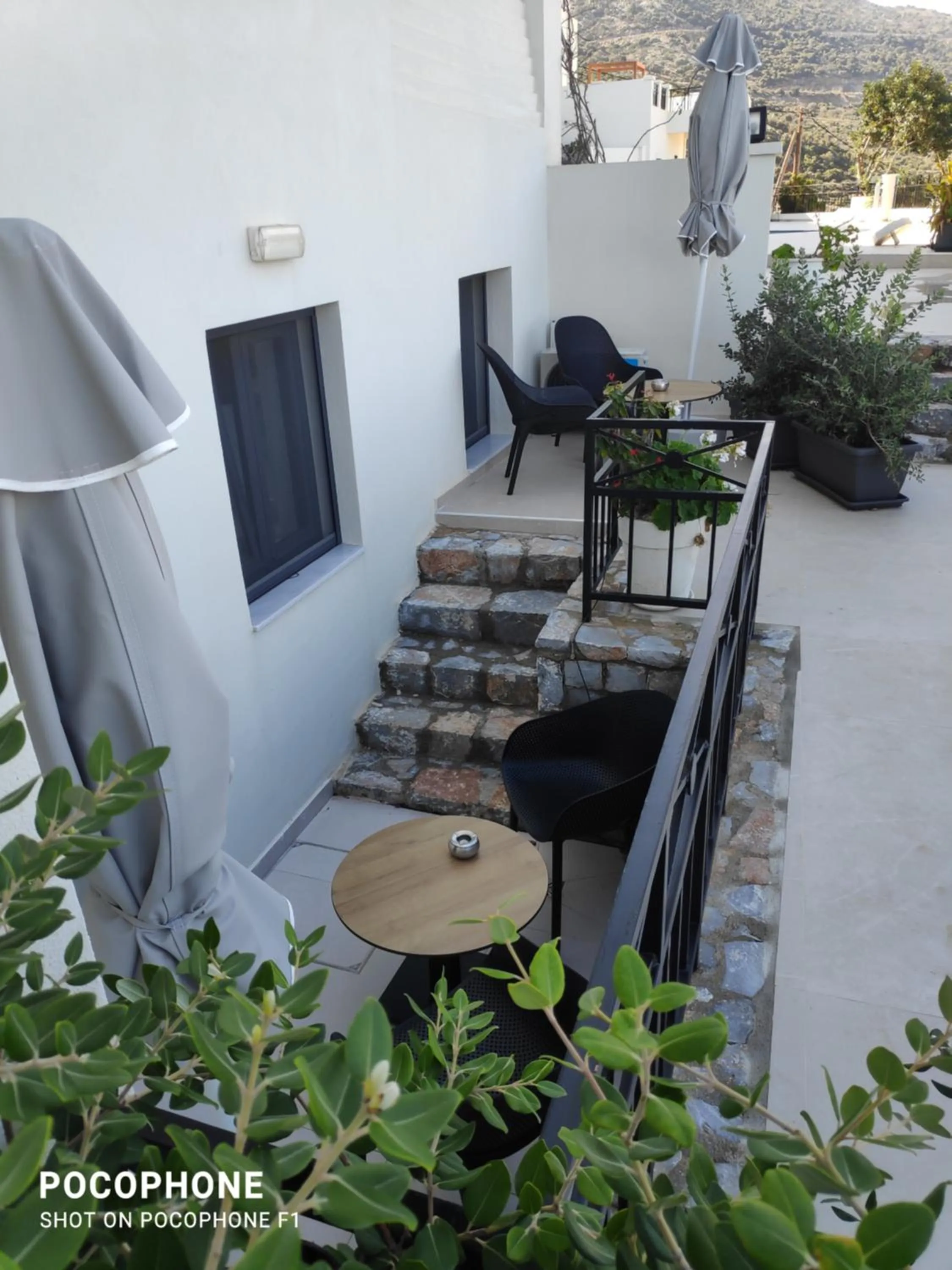 Balcony/Terrace in Minois Boutique Hotel