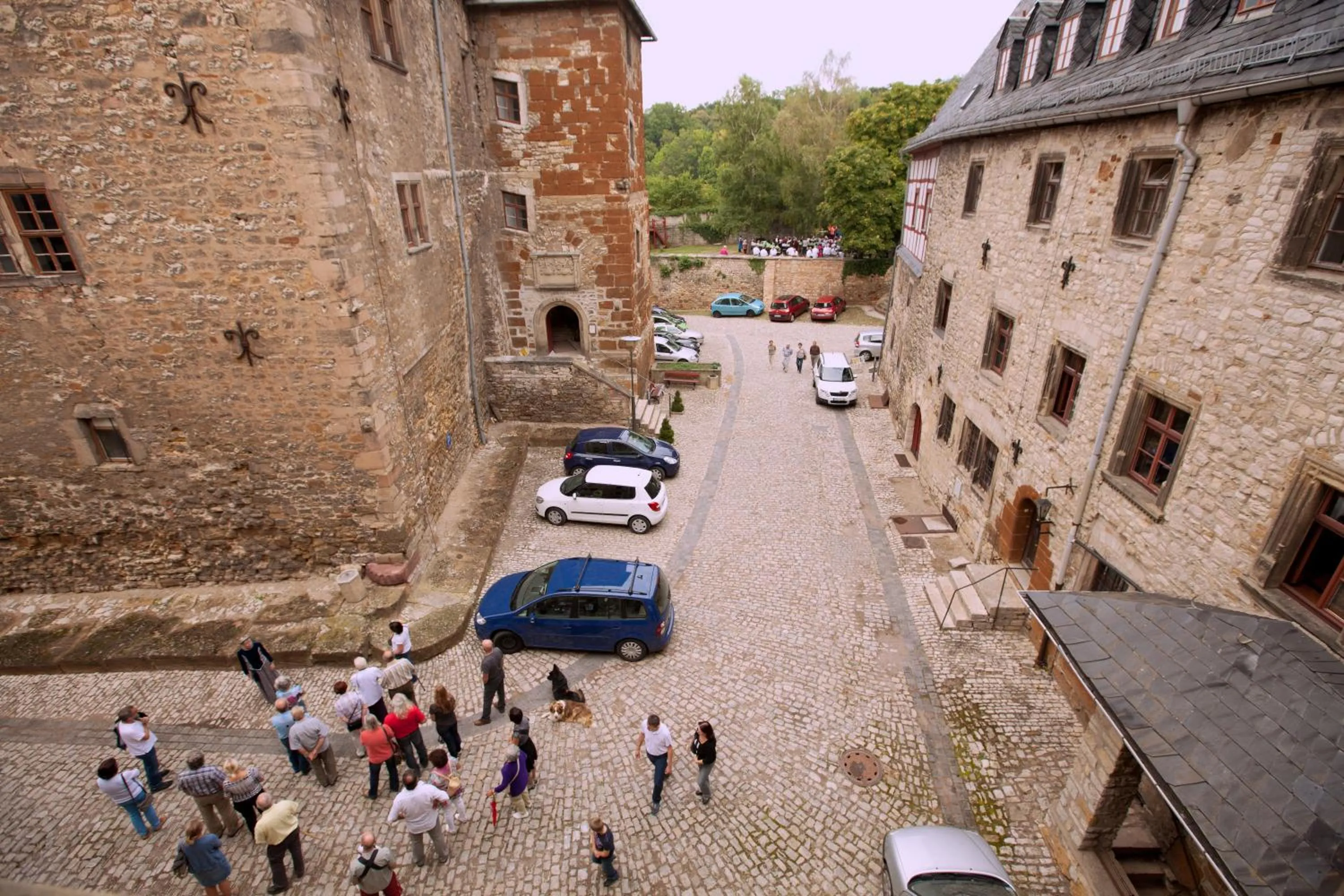 Patio in Schloss Beichlingen