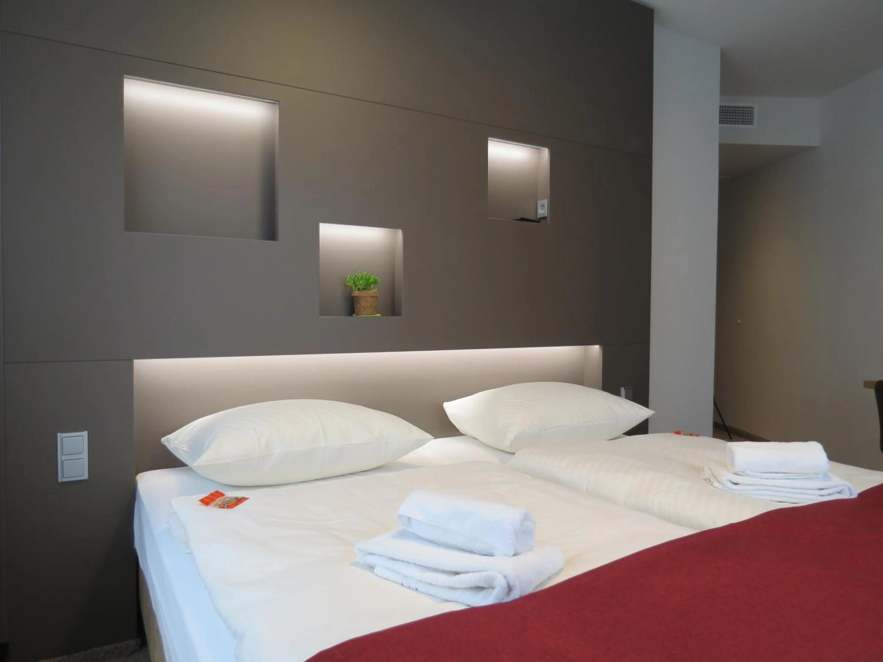 Bed in Hotel Neuthor