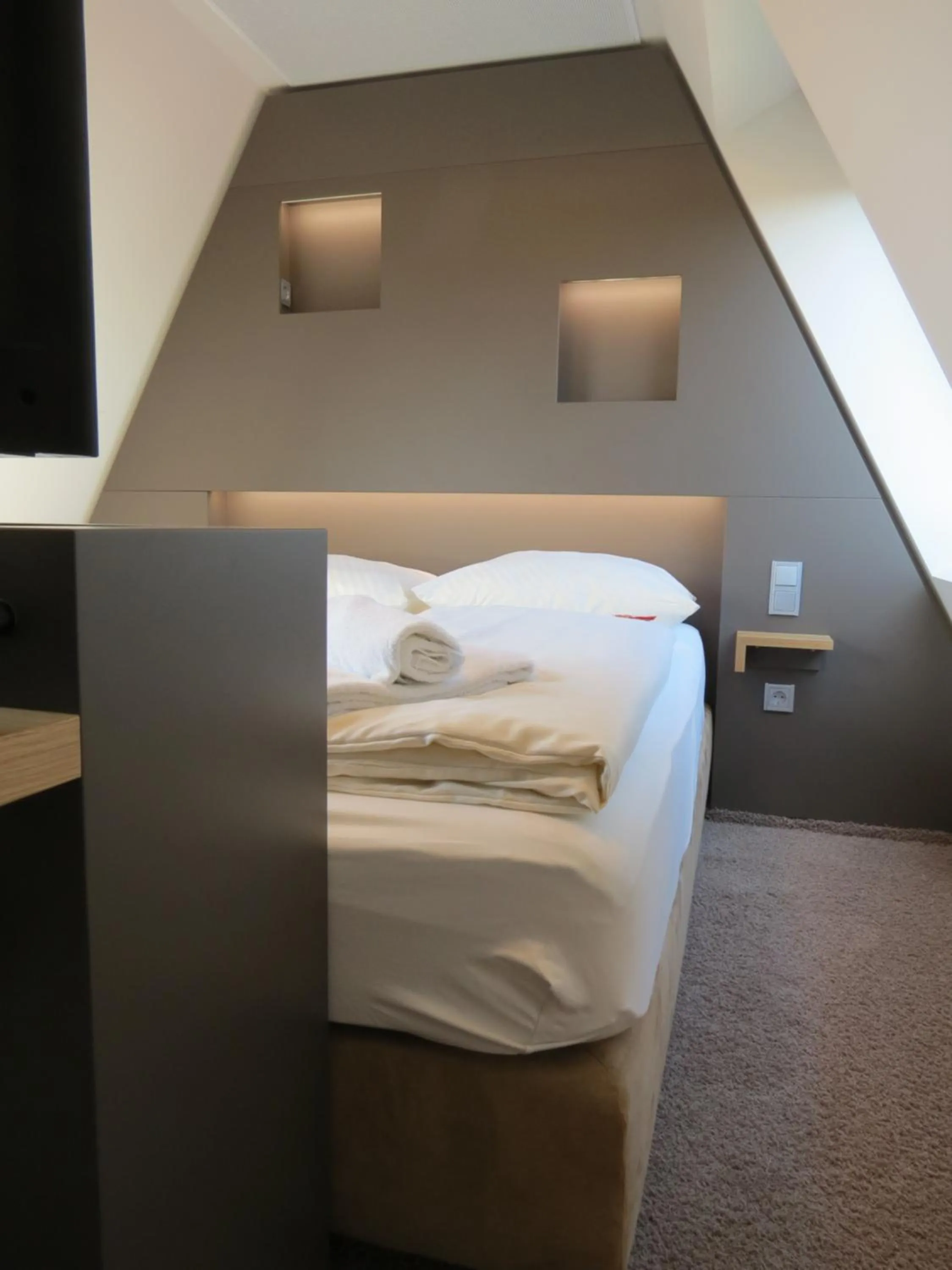 Bed in Hotel Neuthor