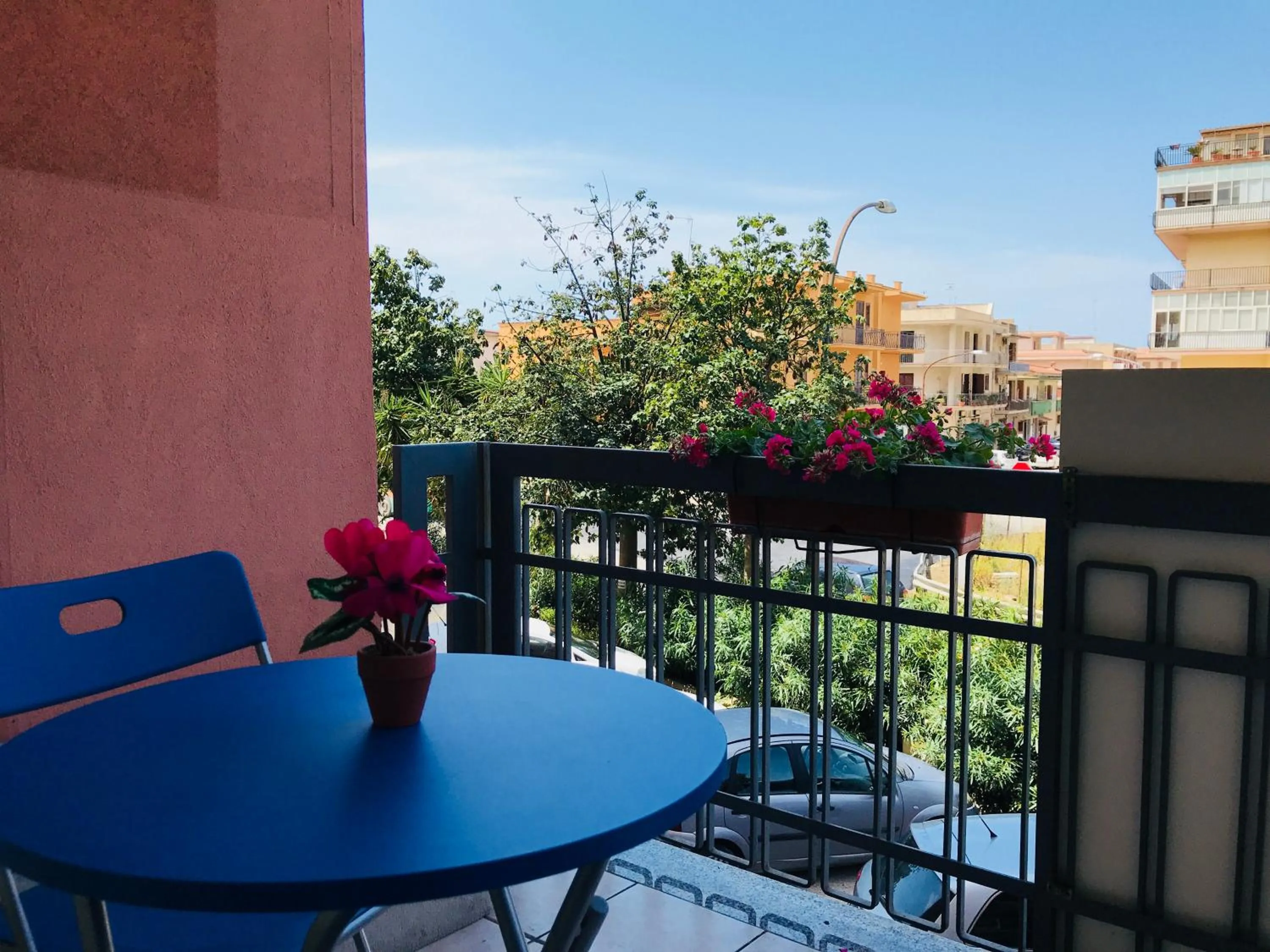 Balcony/Terrace in B&B New Triscele