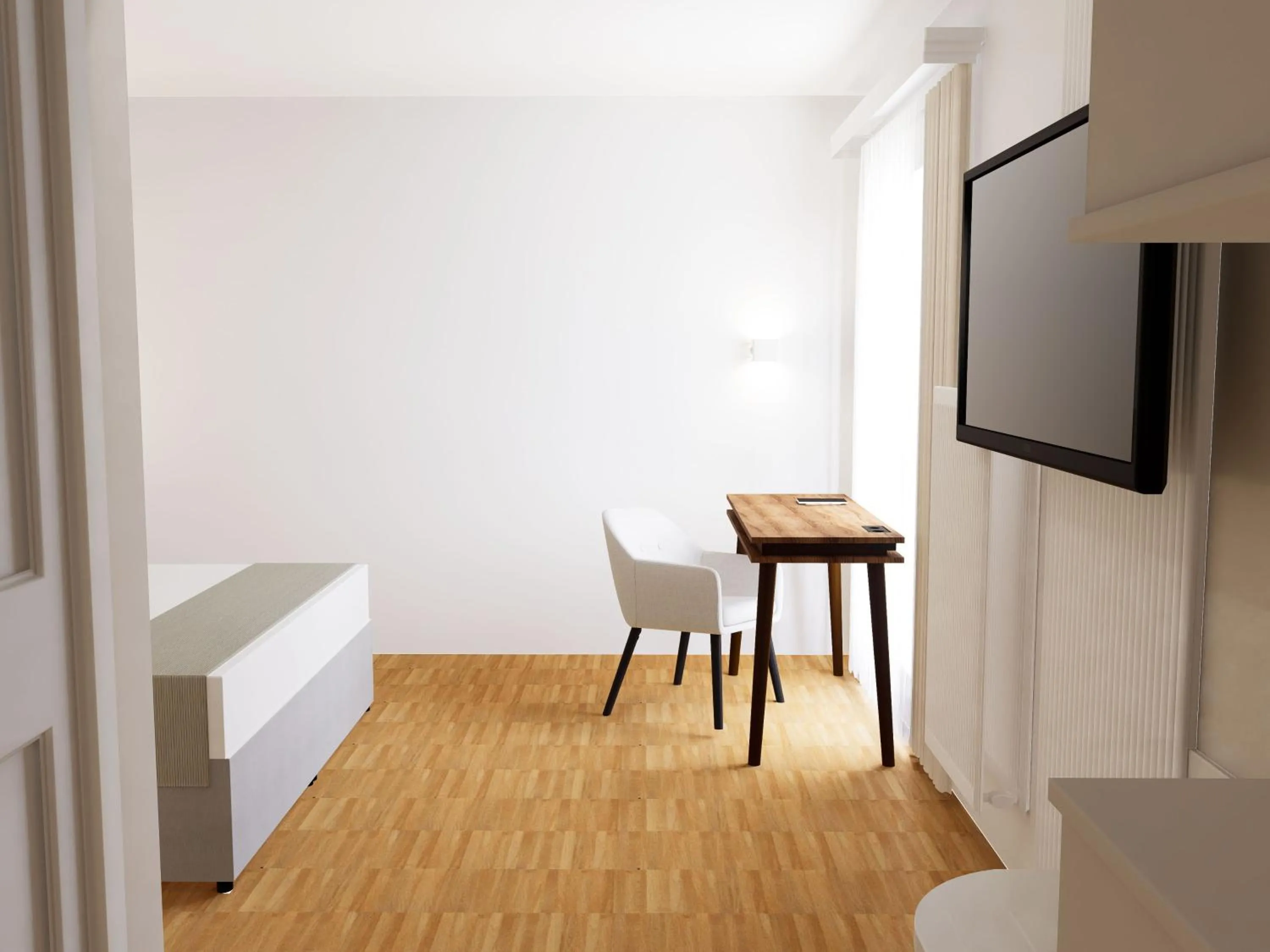 Photo of the whole room in Classik Hotel Hackescher Markt - Self Check In