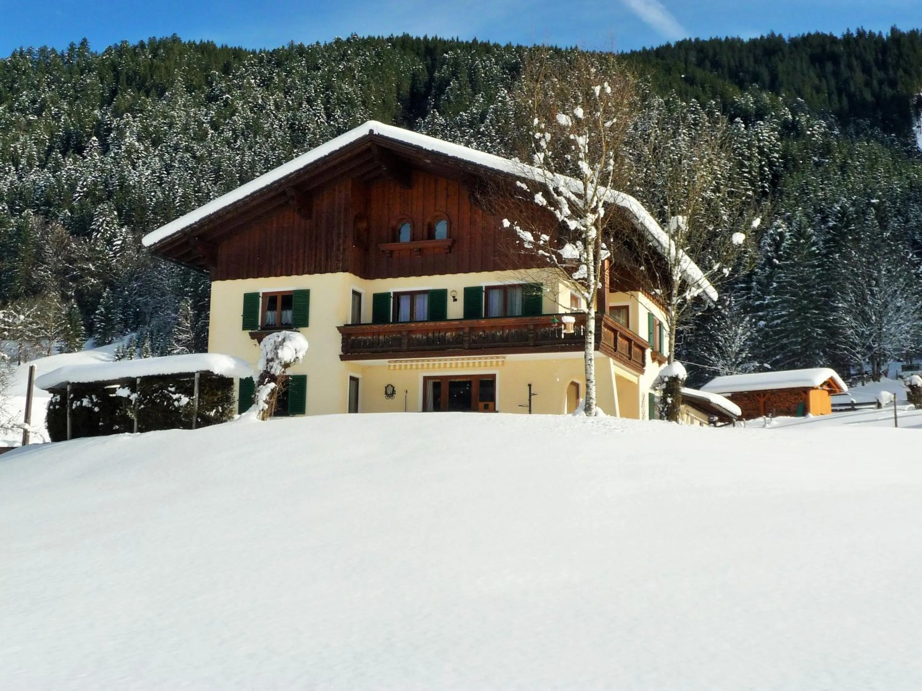 Winter in Ferienwohnung Inge Gapp