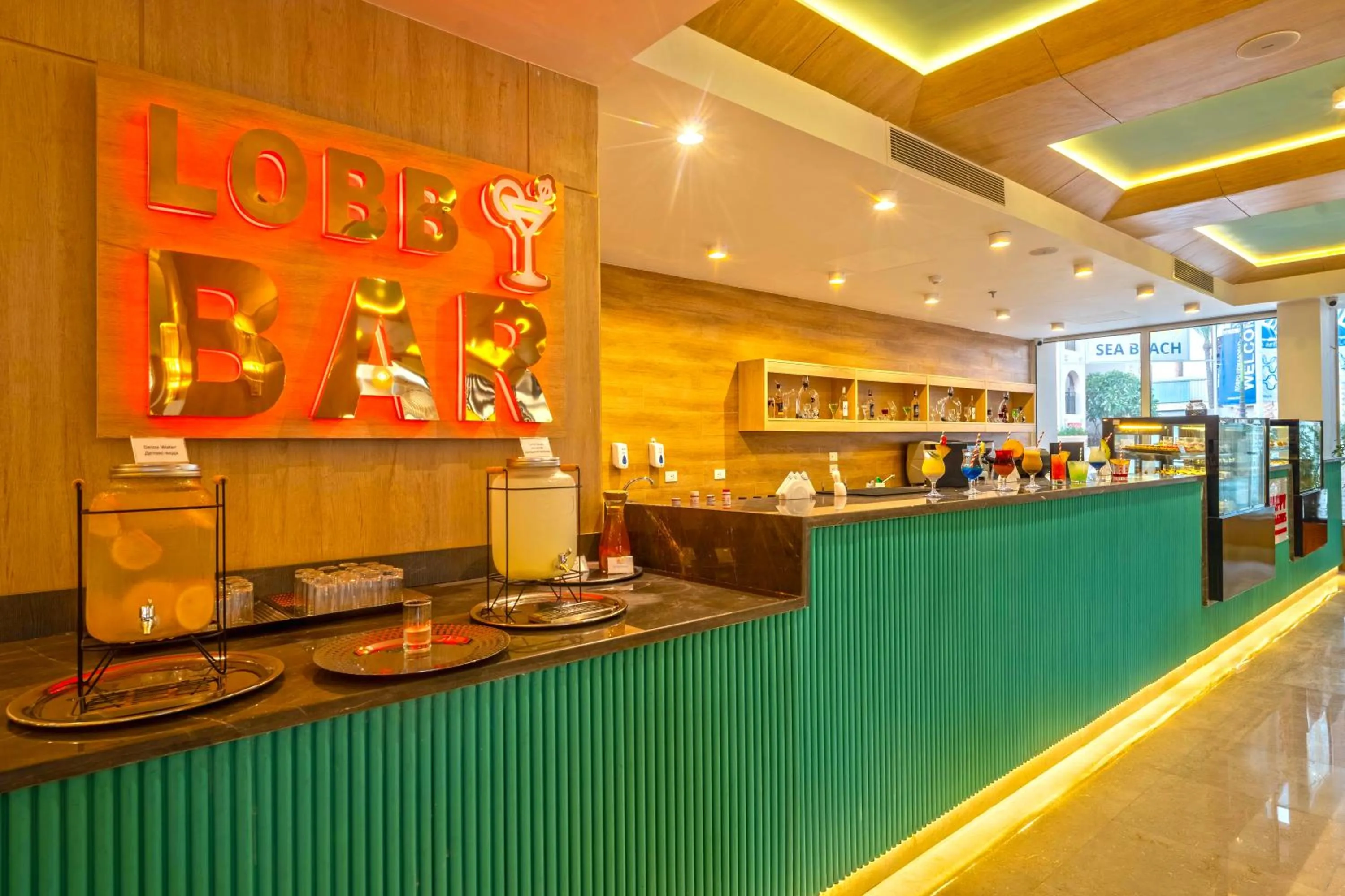 Lounge or bar in Sea Beach Edge By Rotana