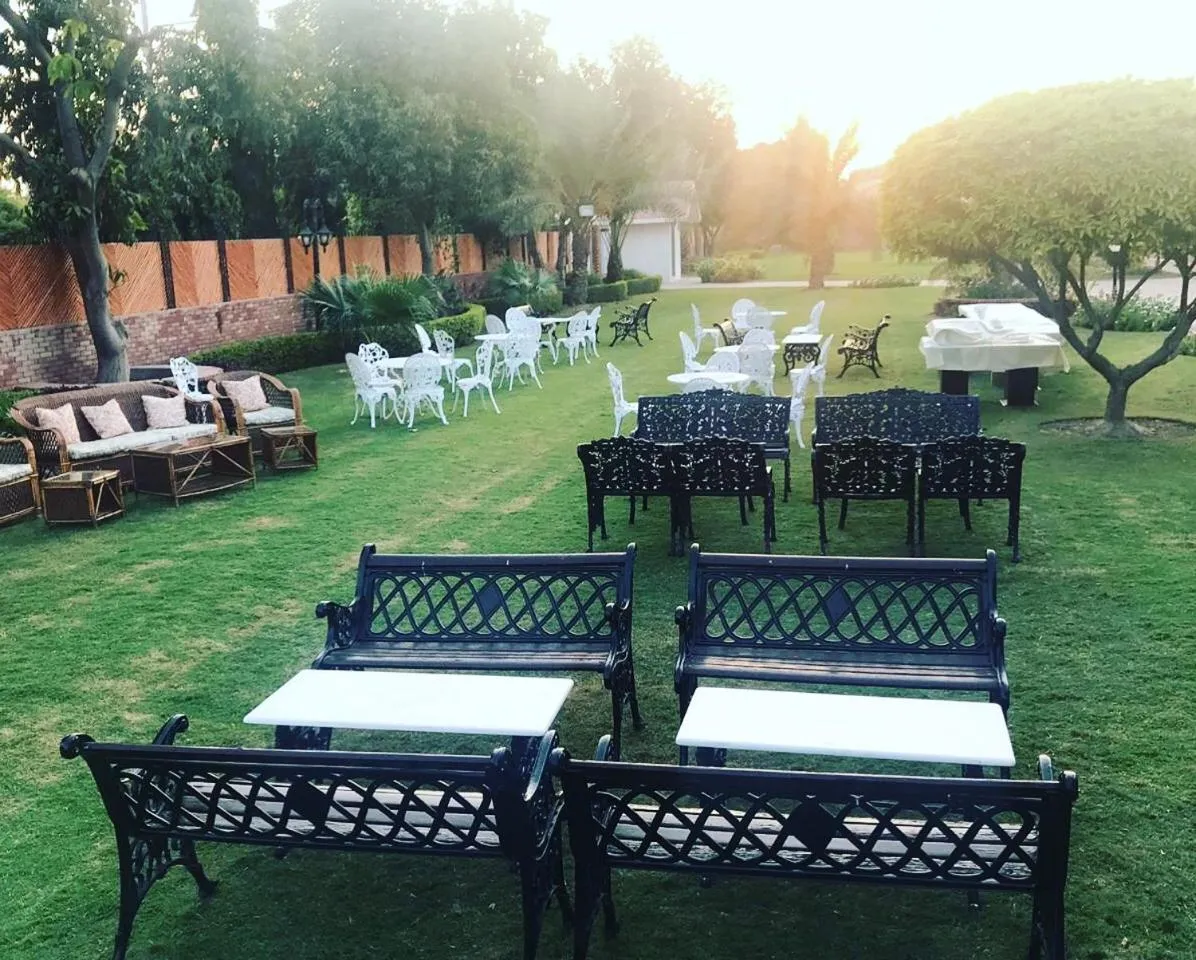 Patio in Etihad Club by Faletti's Hotel