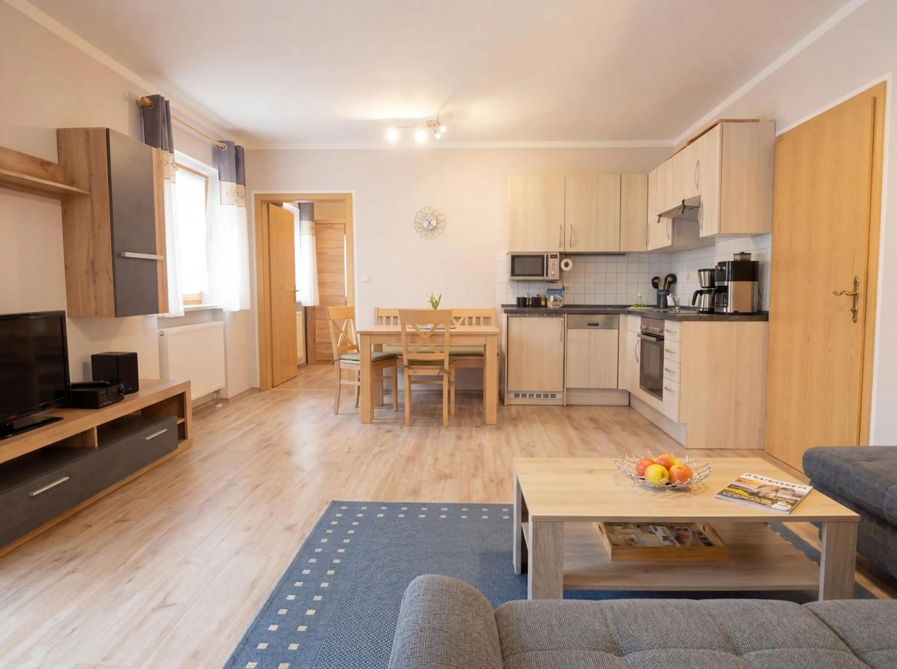 Kitchen or kitchenette in Ferienwohnungen Stark