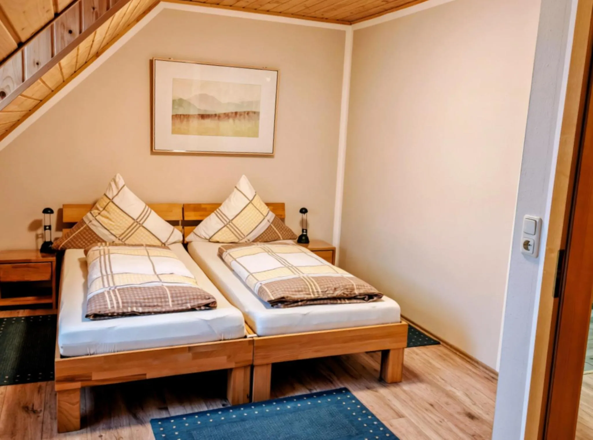 Bedroom, Bed in Ferienwohnungen Stark