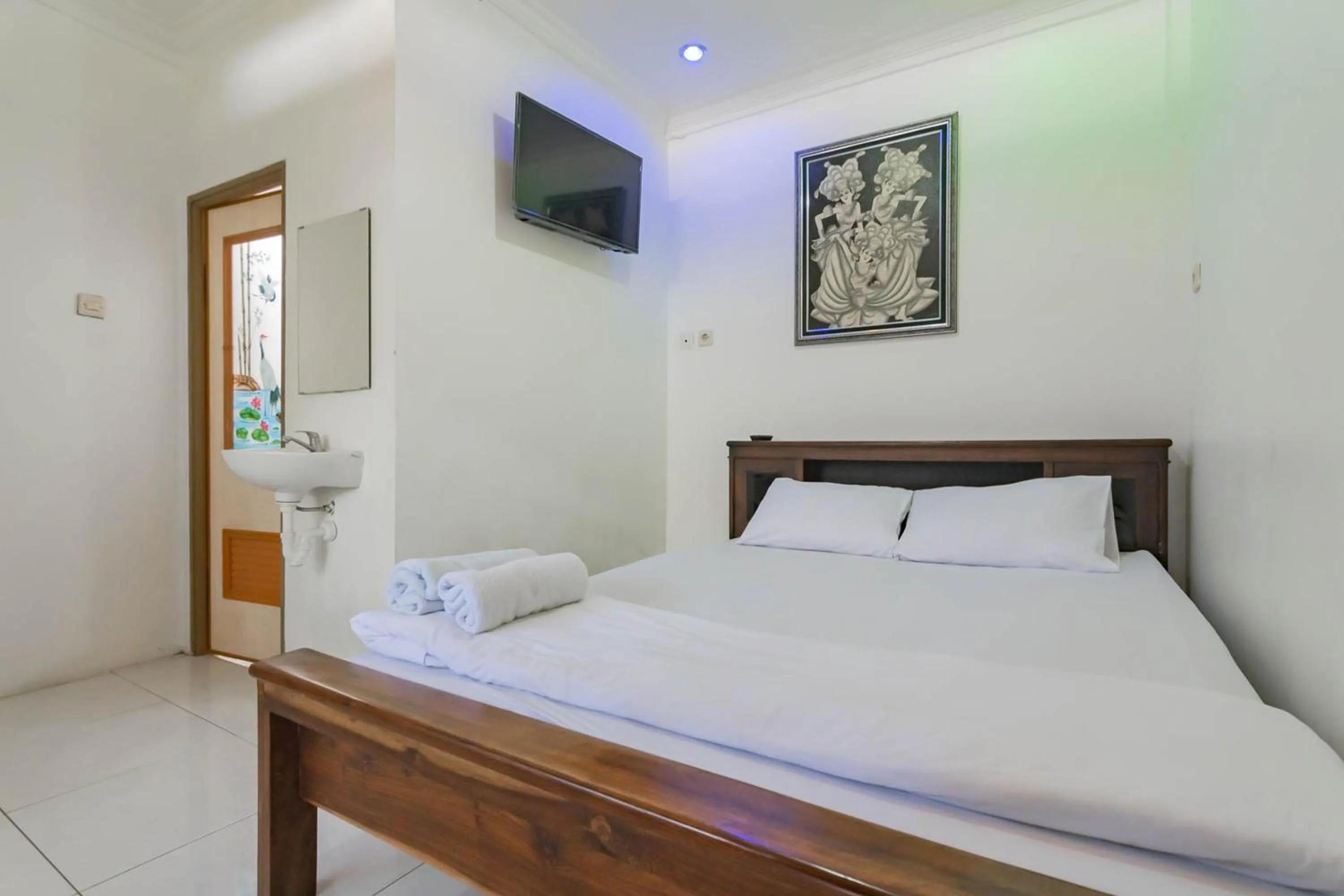 Bedroom, Bed in Erika Homestay Lembang Mitra RedDoorz