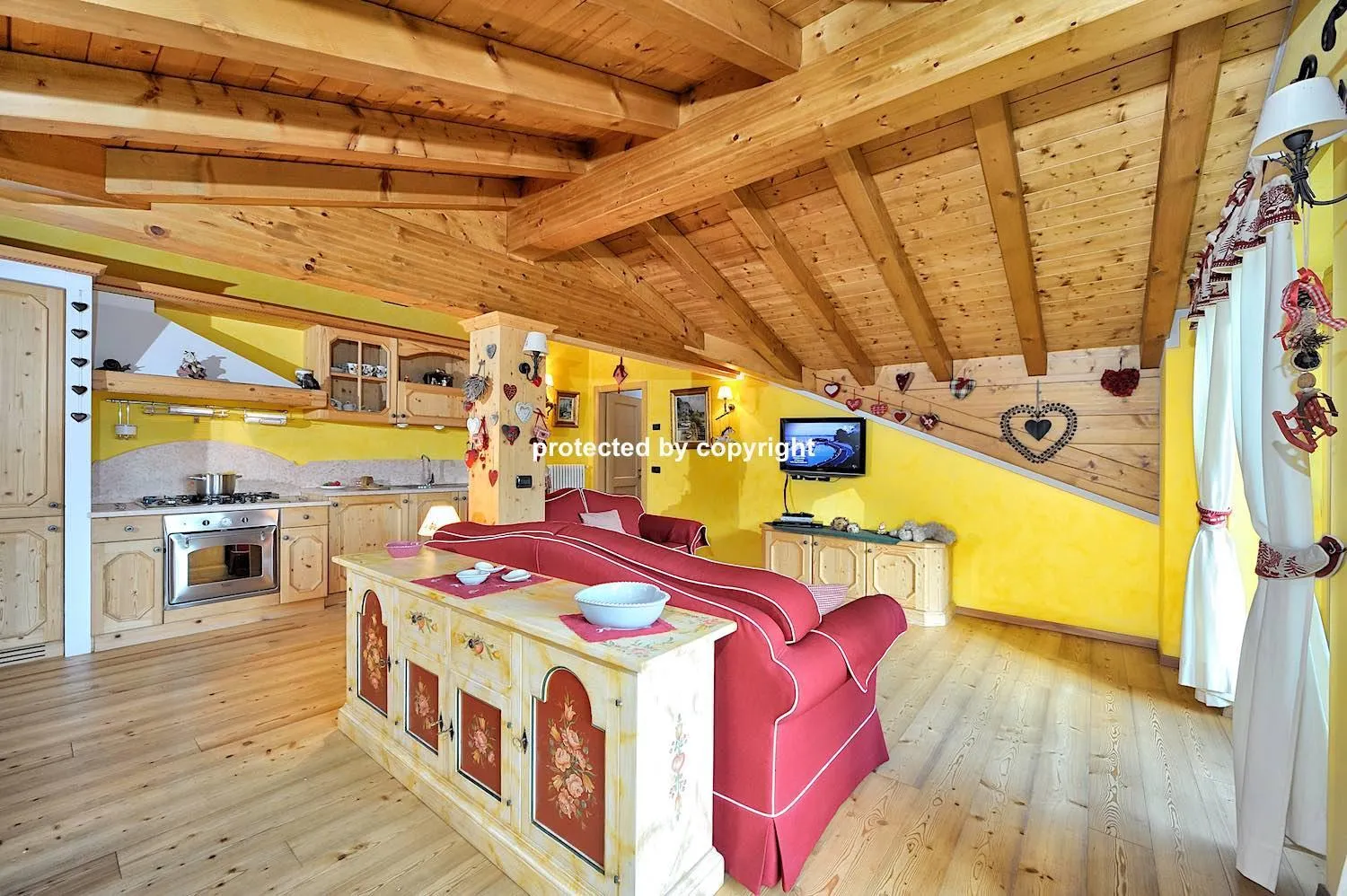 Living room in Luxury Exclusive Attic