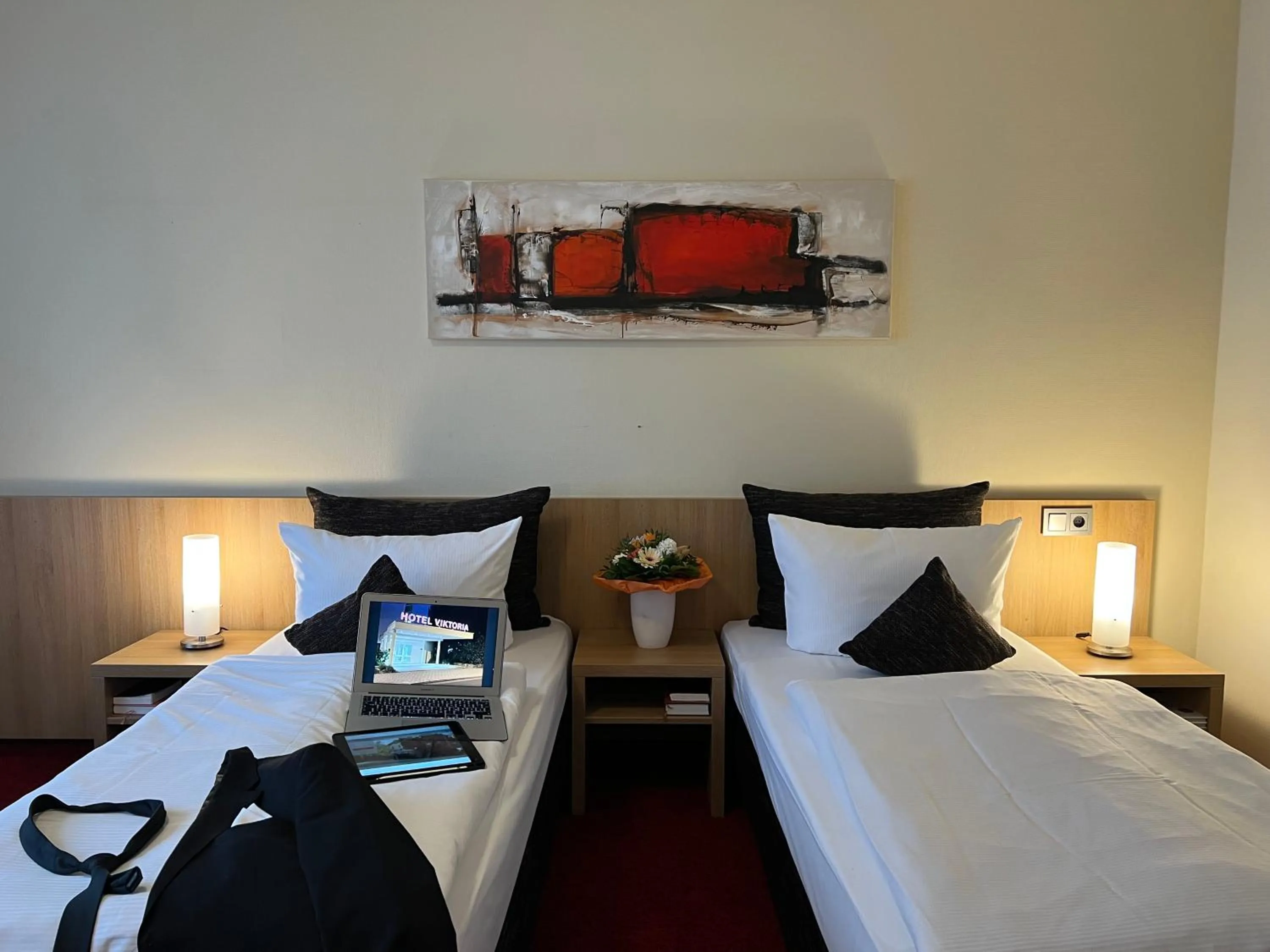 Bed in Concorde Hotel Viktoria