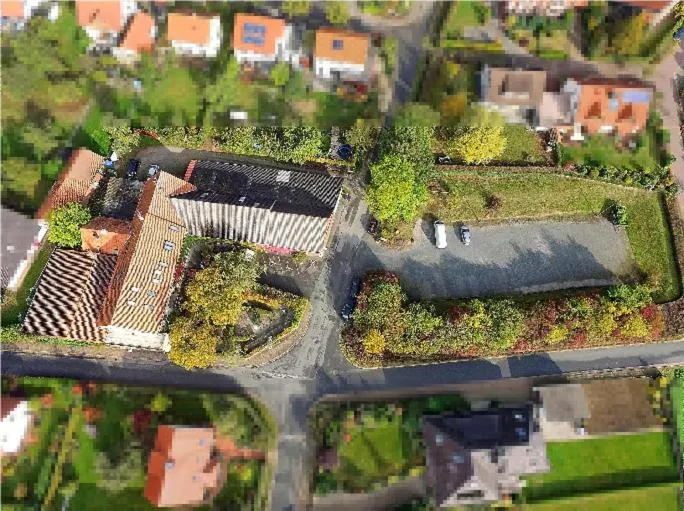 Bird's eye view in Lechstedter Obstweinschänke