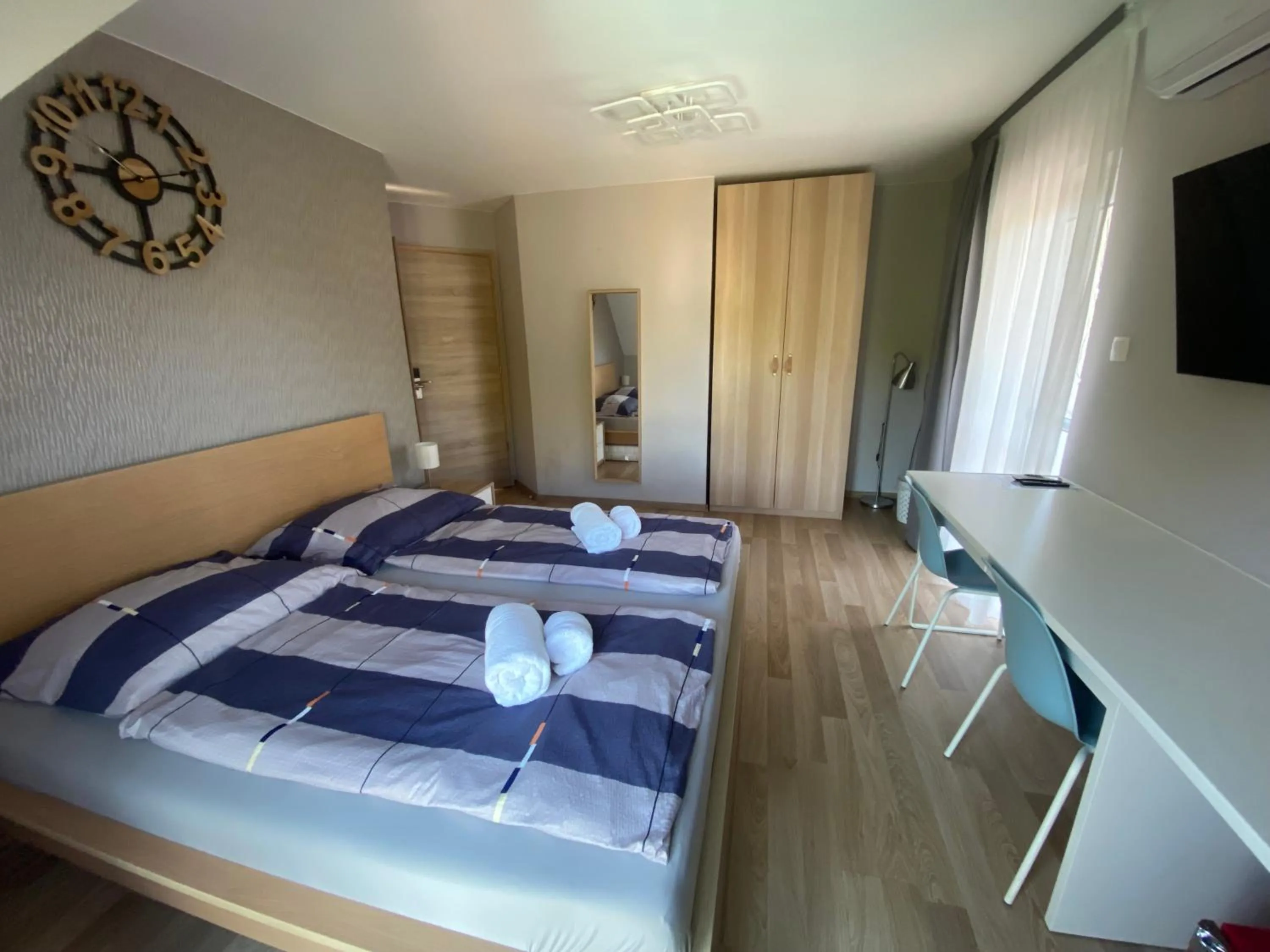 Bed in Oázis Panzió