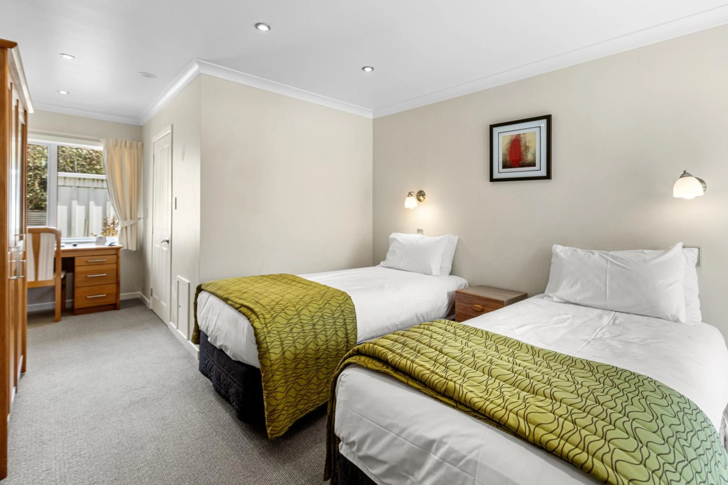 Photo of the whole room, Bed in Mountain House, Stratford, Ngati Ruanui