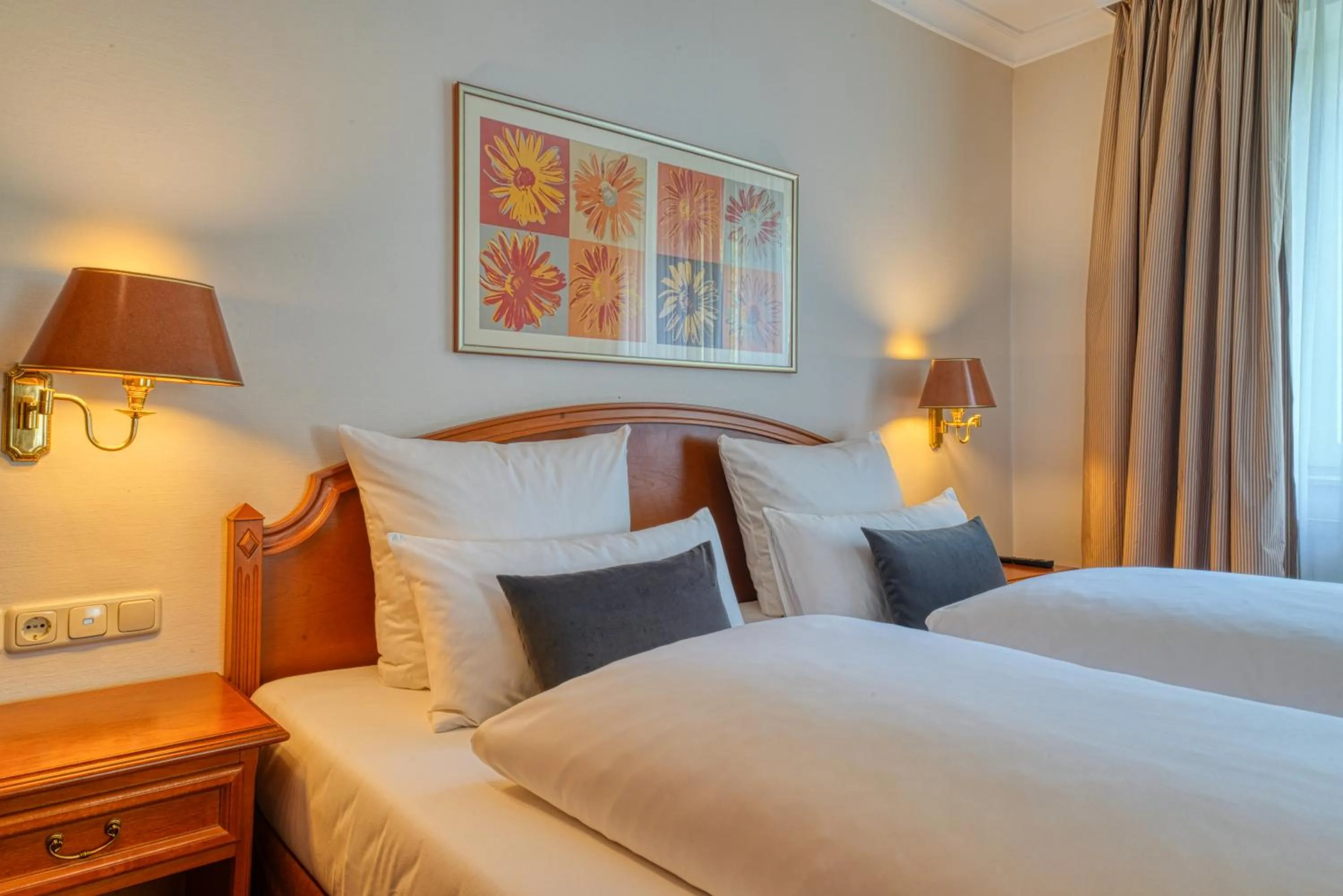 Bedroom, Bed in Parkhotel Am Glienberg by NP