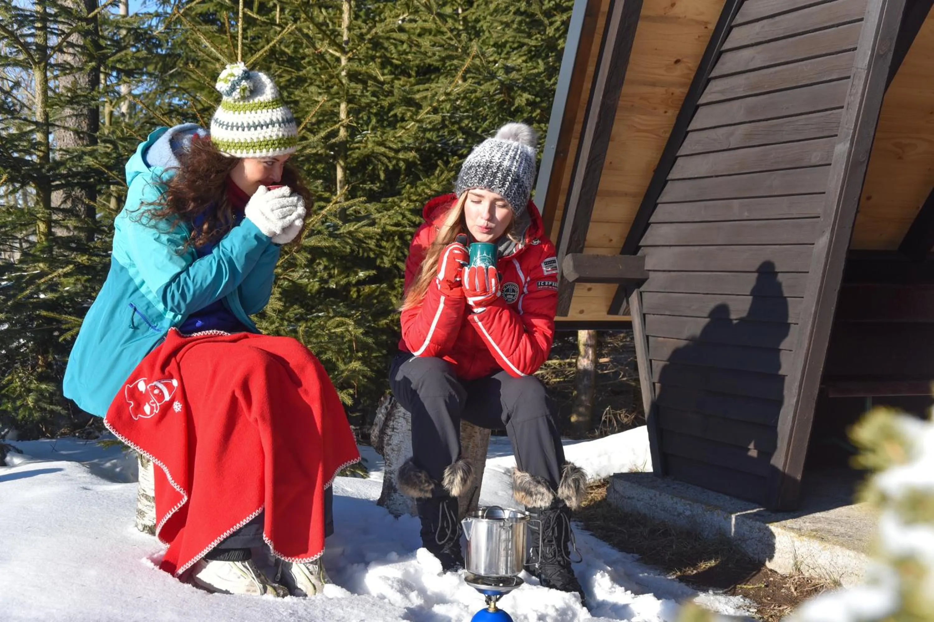 Winter in Hotel Erbgericht Buntes Haus