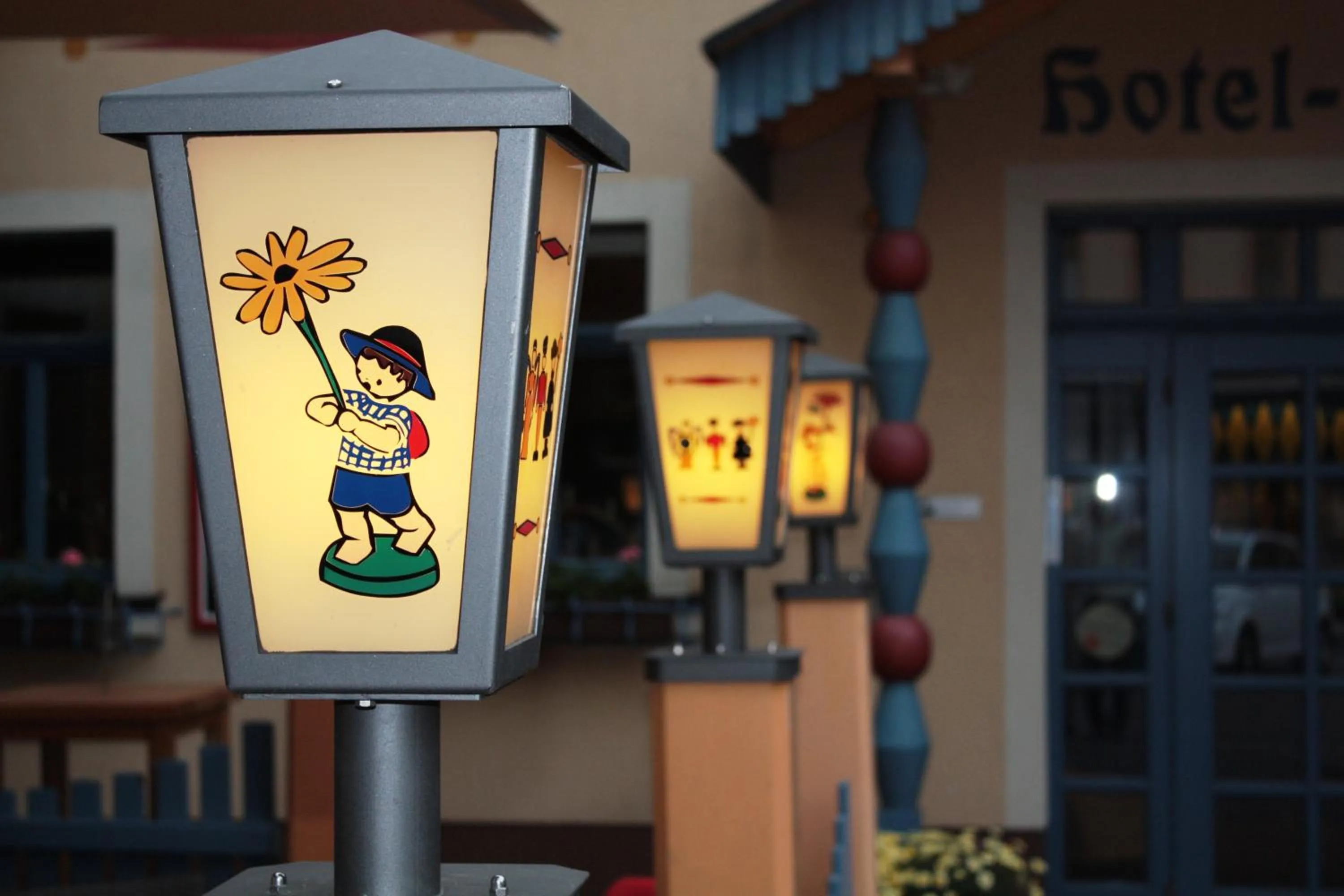 Decorative detail in Hotel Erbgericht Buntes Haus