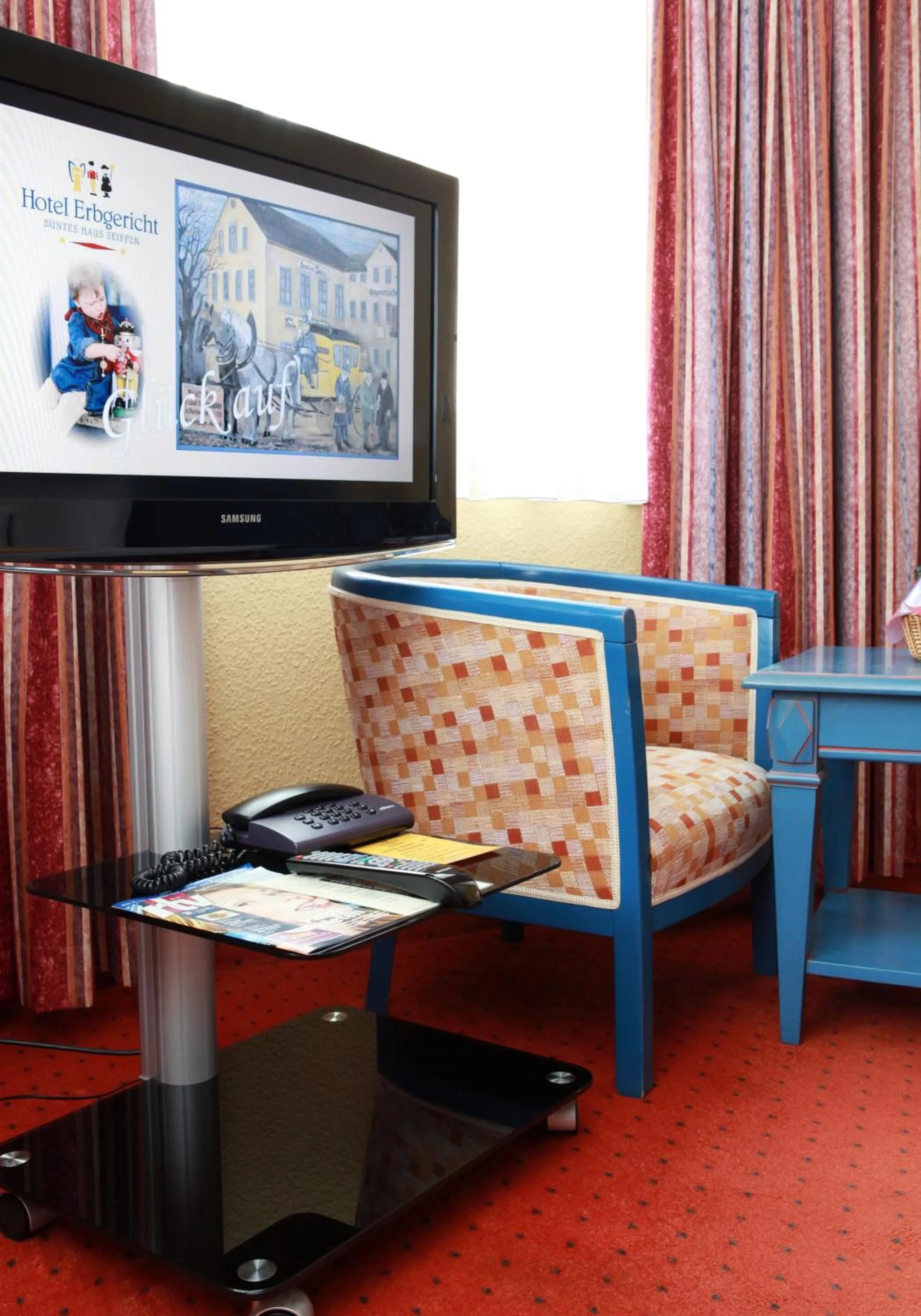 TV and multimedia in Hotel Erbgericht Buntes Haus