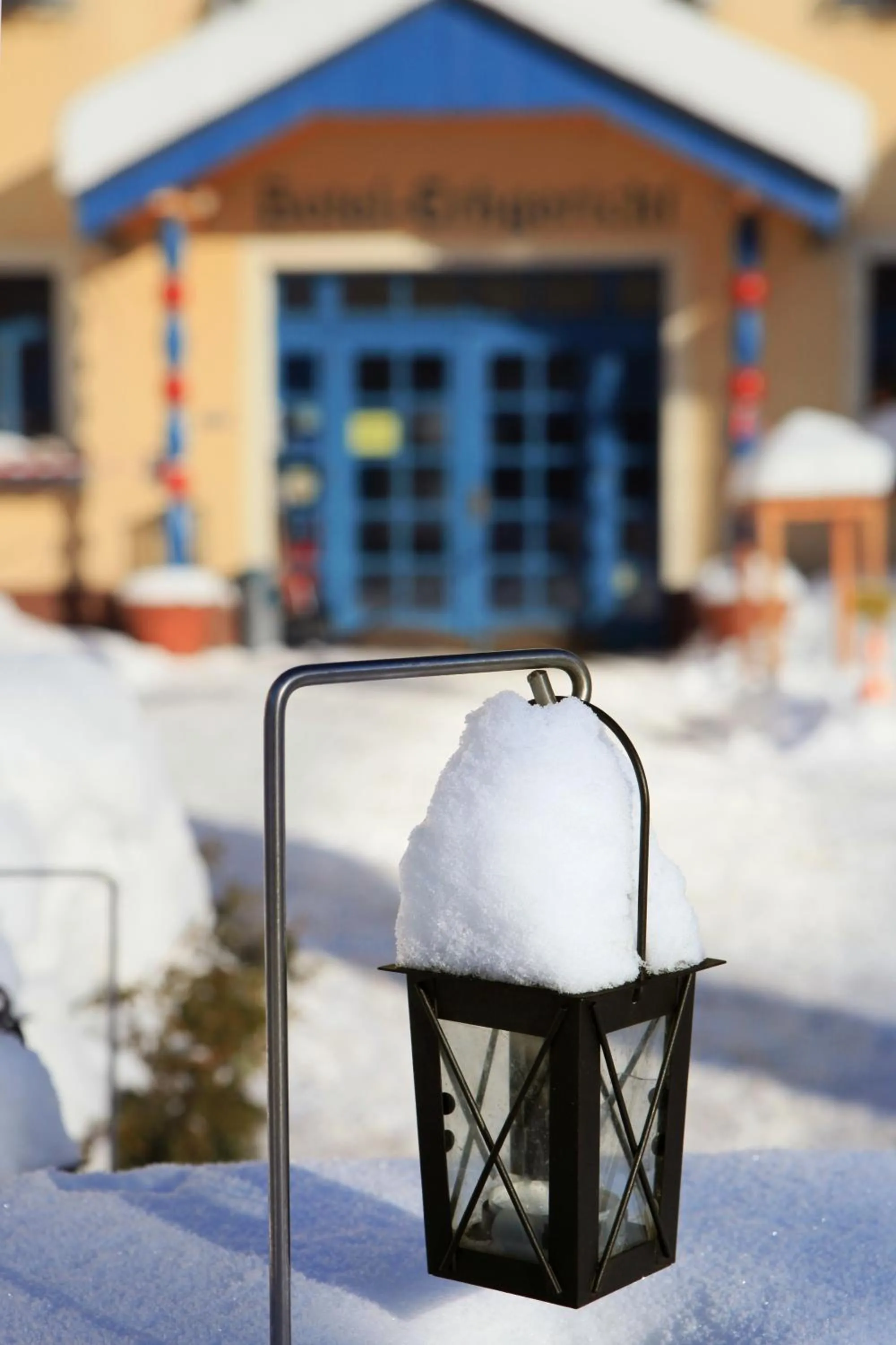 Property building in Hotel Erbgericht Buntes Haus