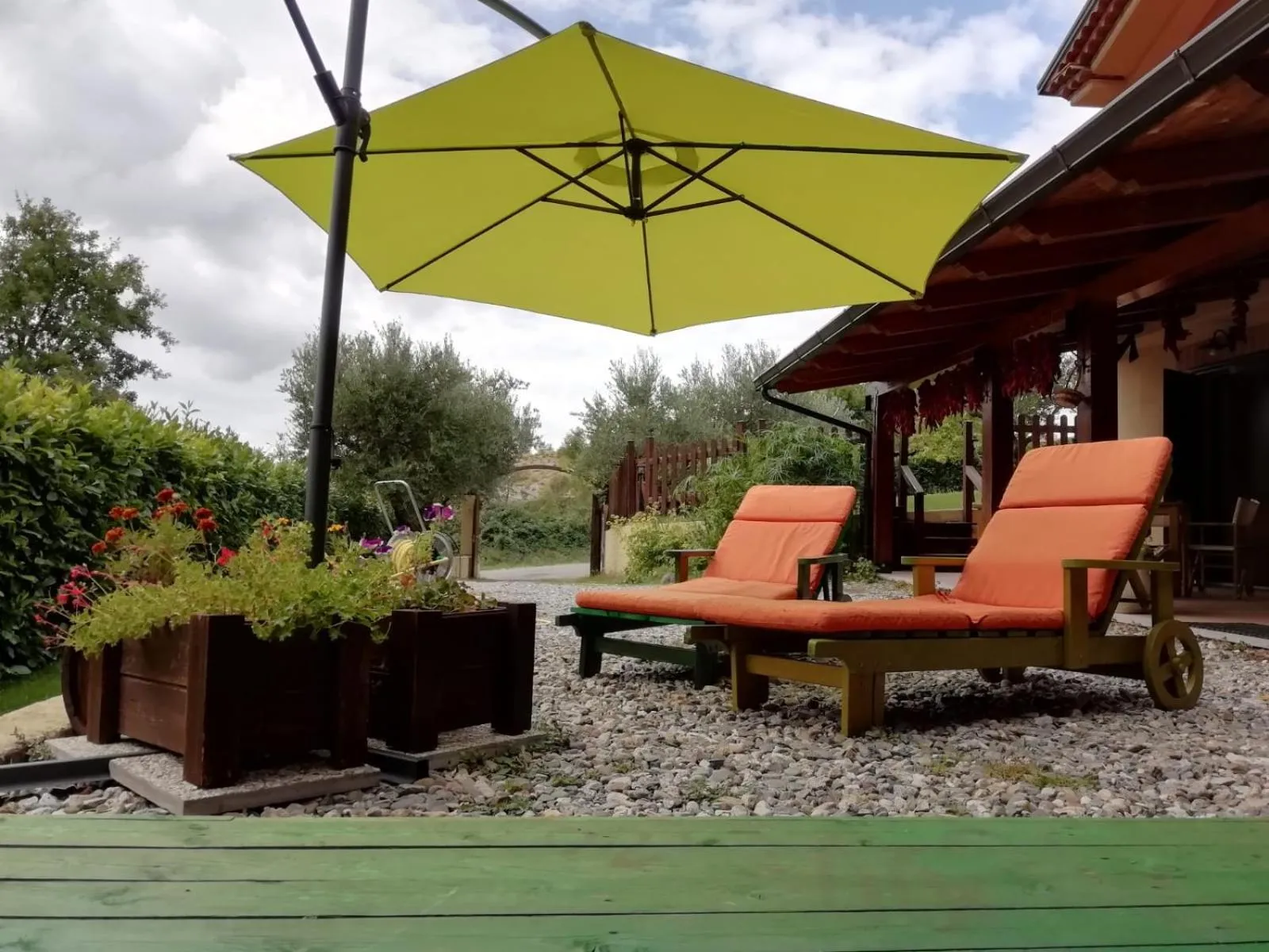 Patio in Le Chalet del Pollino