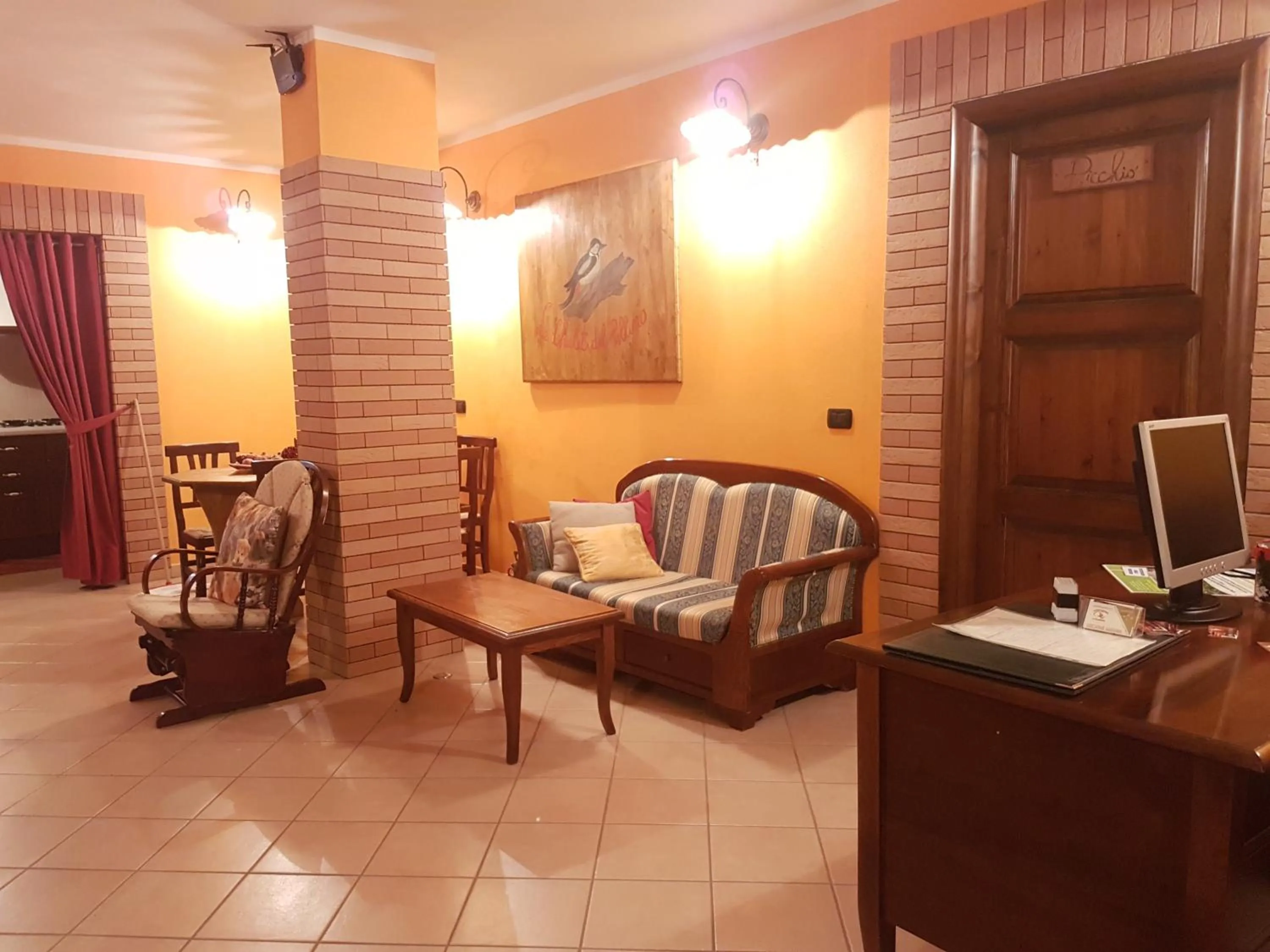 Living room in Le Chalet del Pollino