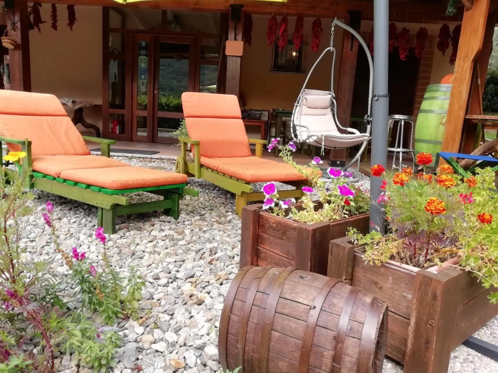 Patio in Le Chalet del Pollino