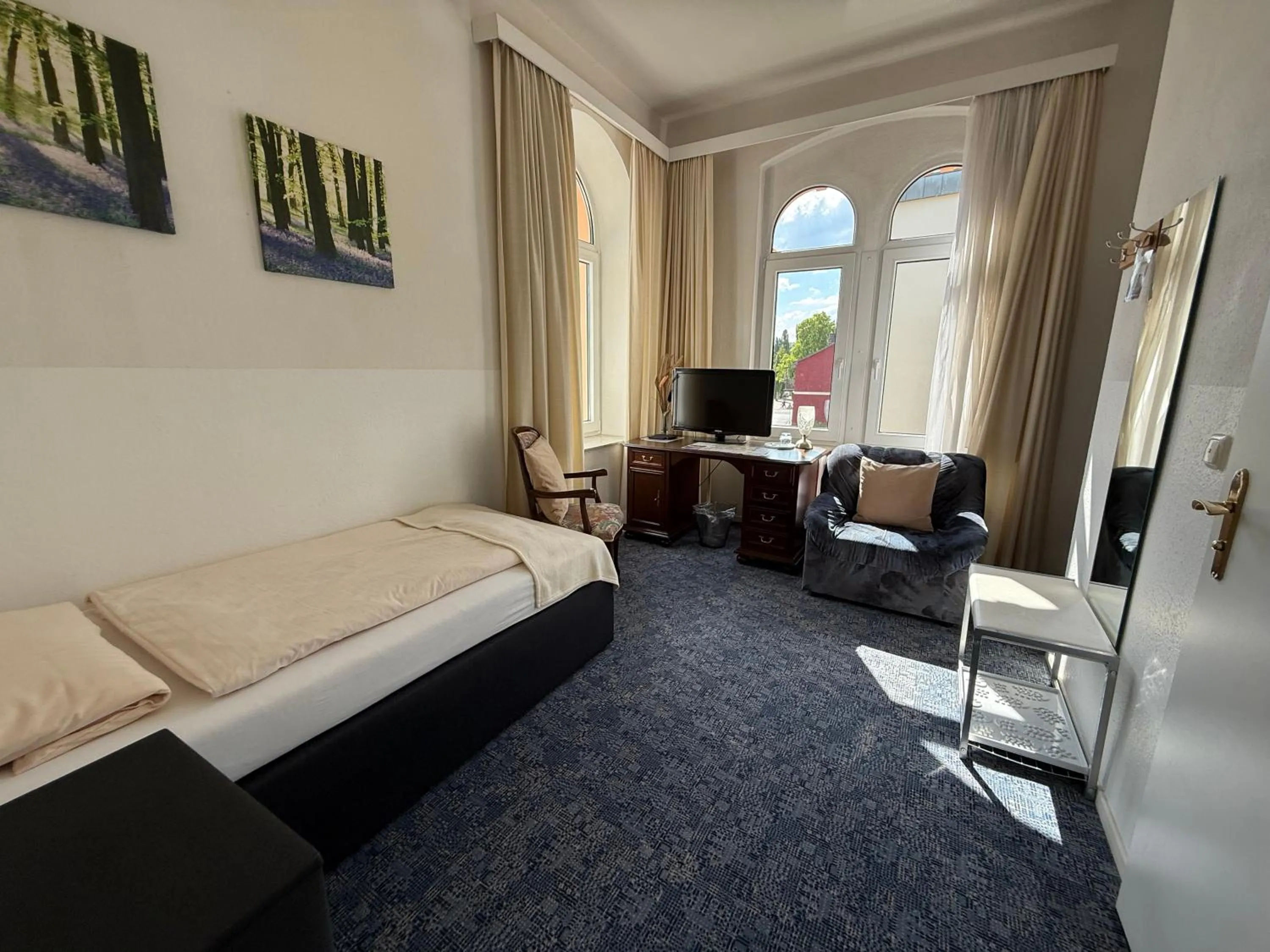 Bed in Hotel Carolinenhof