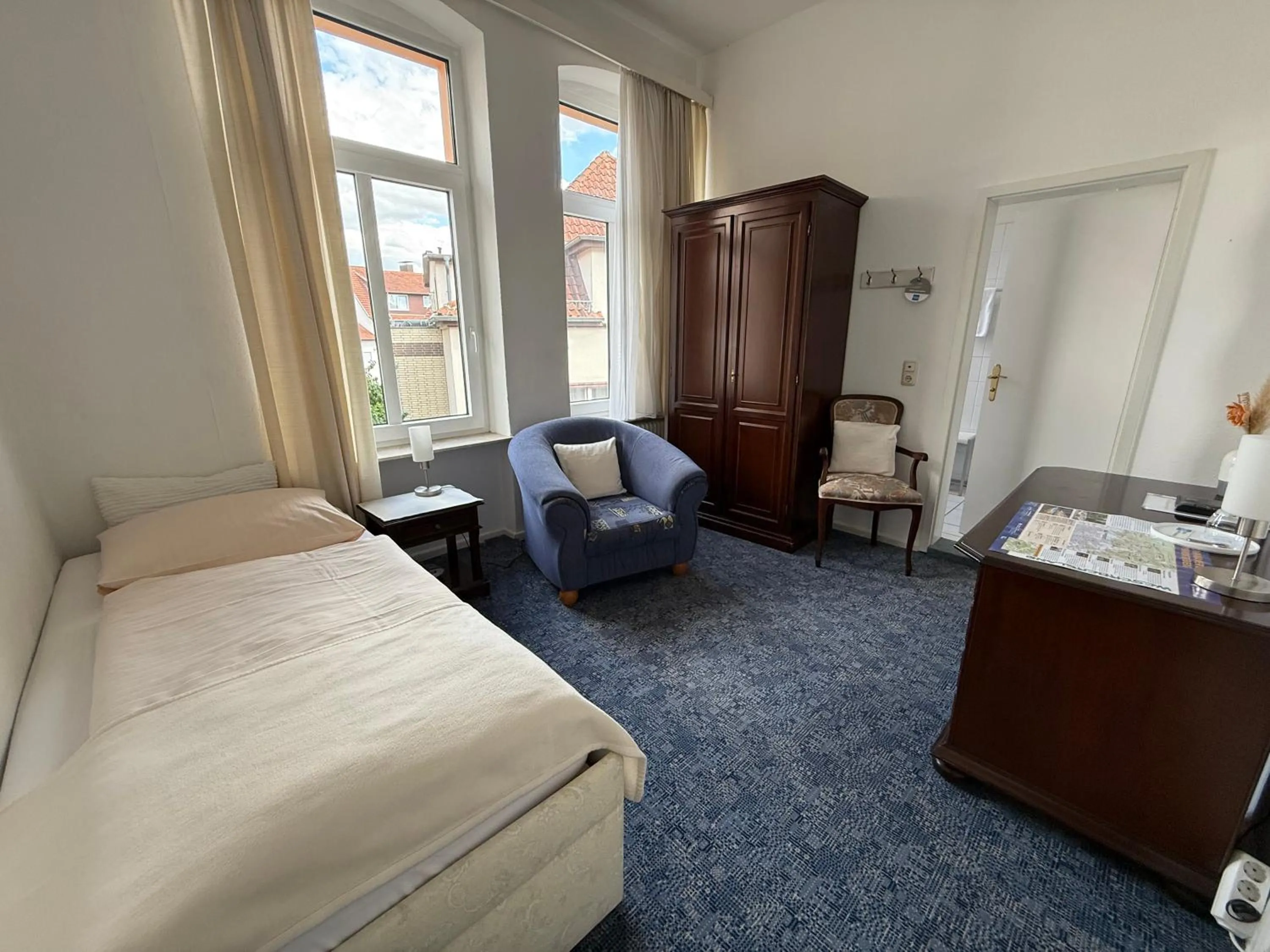 Bed in Hotel Carolinenhof