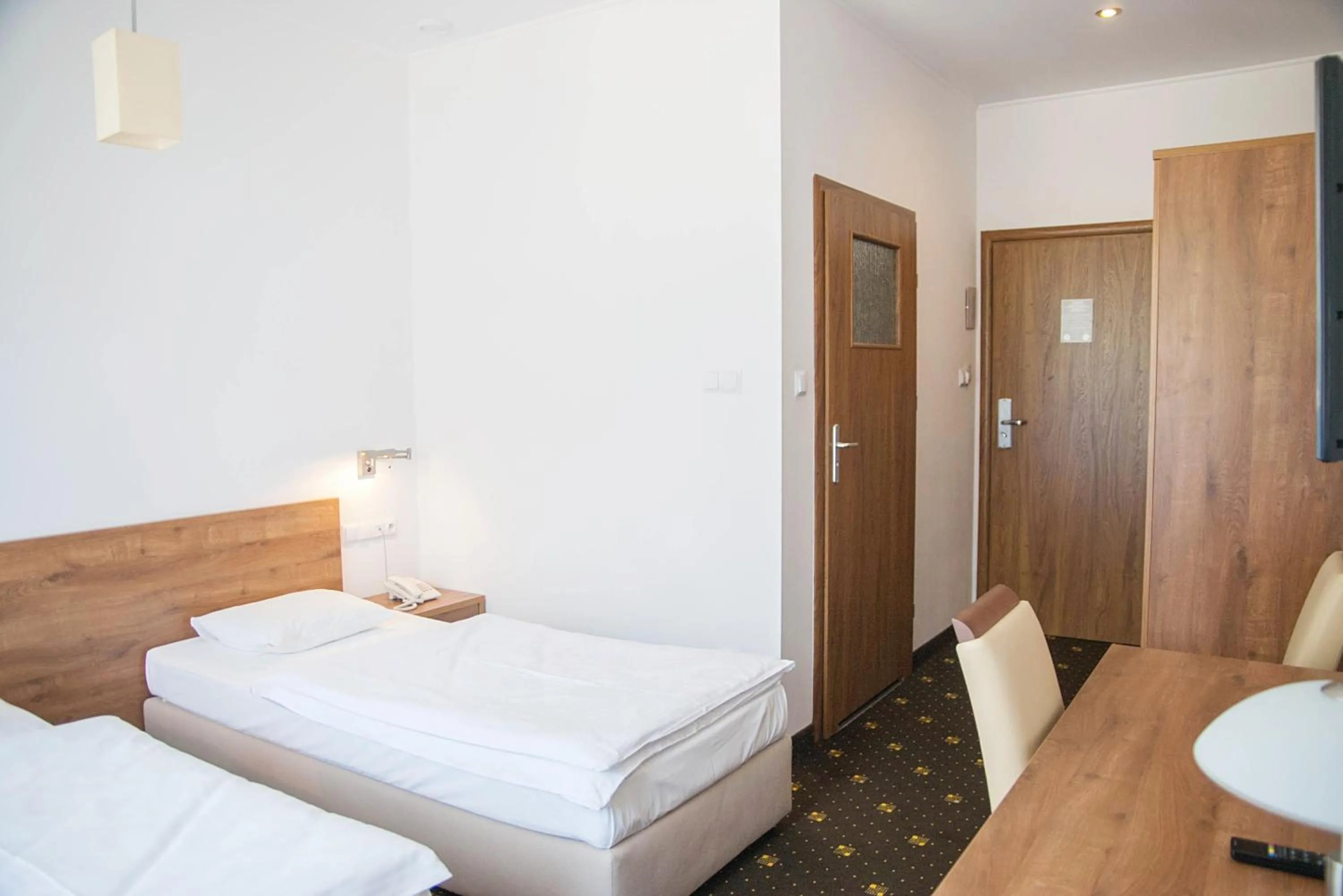 Bed in Hotel Drohicki