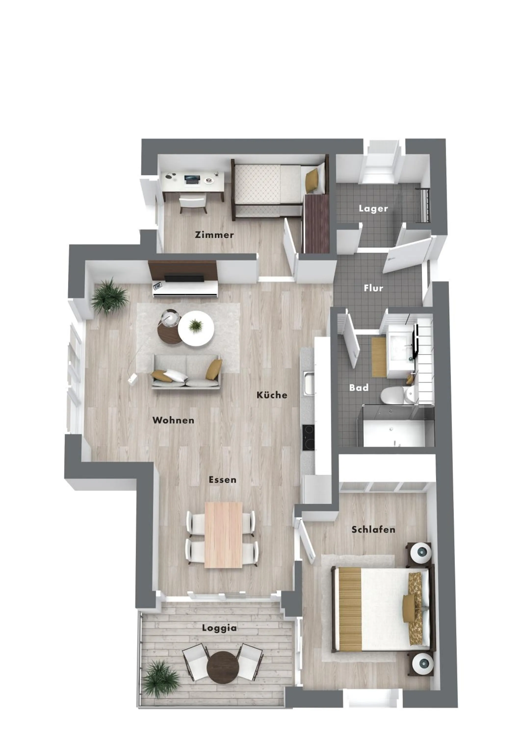 Floor plan in PRIMERA Apartments